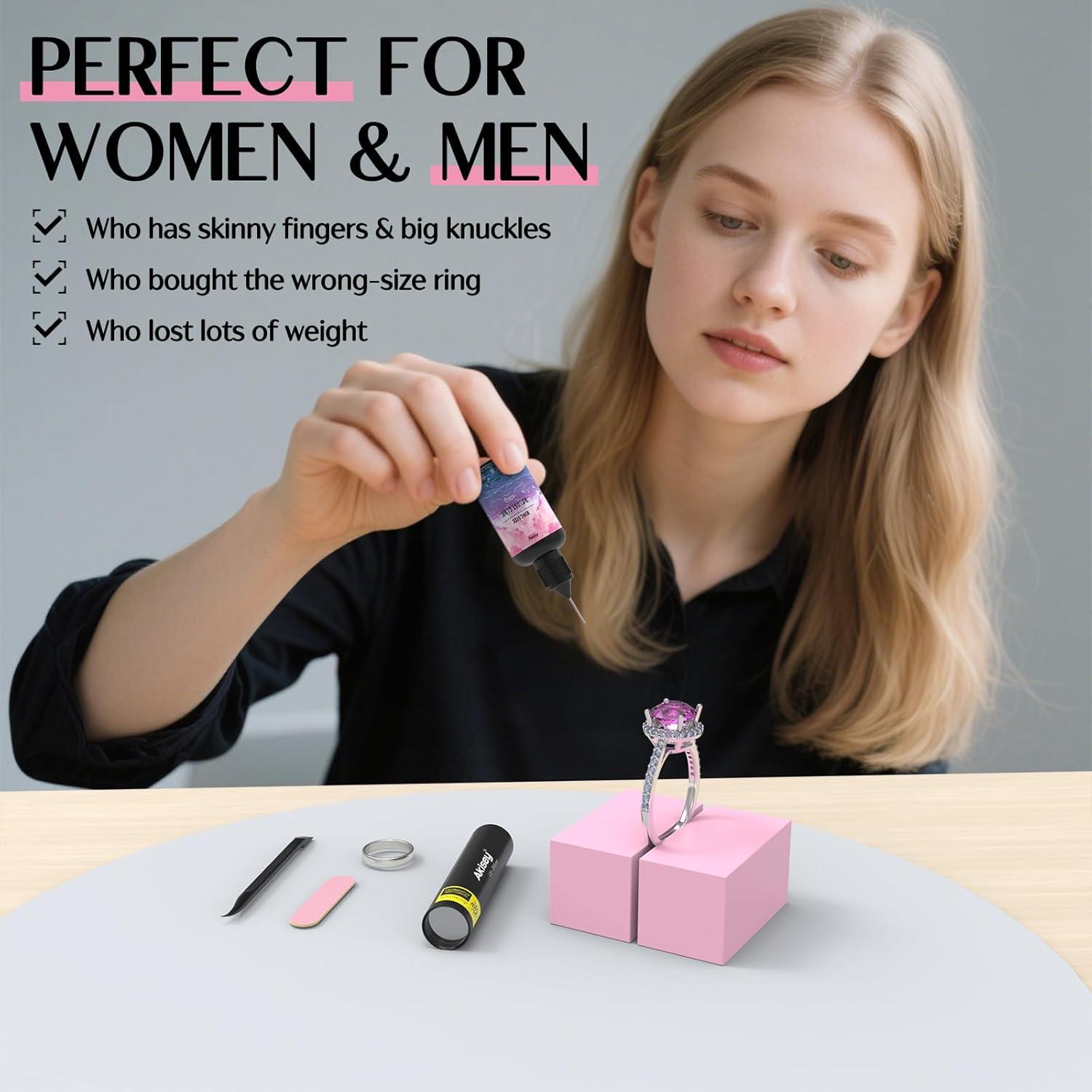 Kit Ajustadores de Anillos Akisey con Pegamento UV 20g