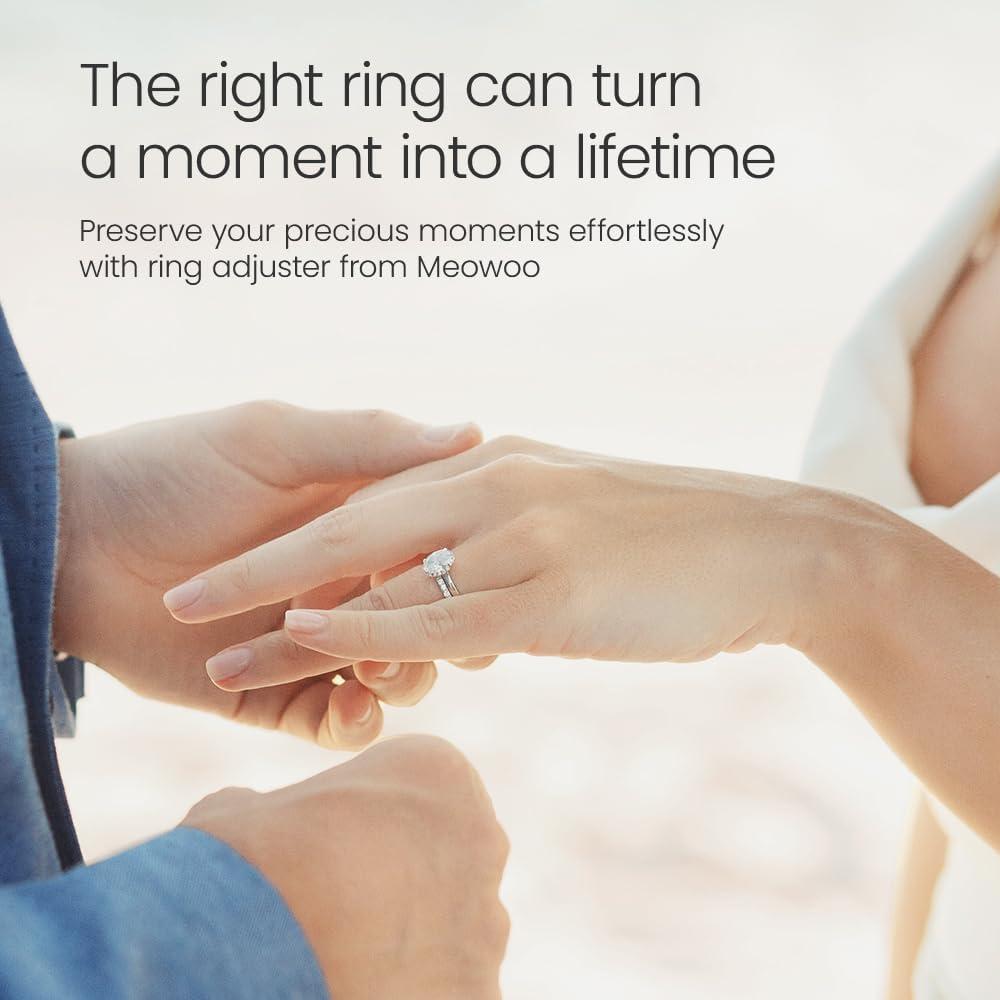 Ajustadores de Anillo Meowoo 12 pcs con Paño de Limpieza