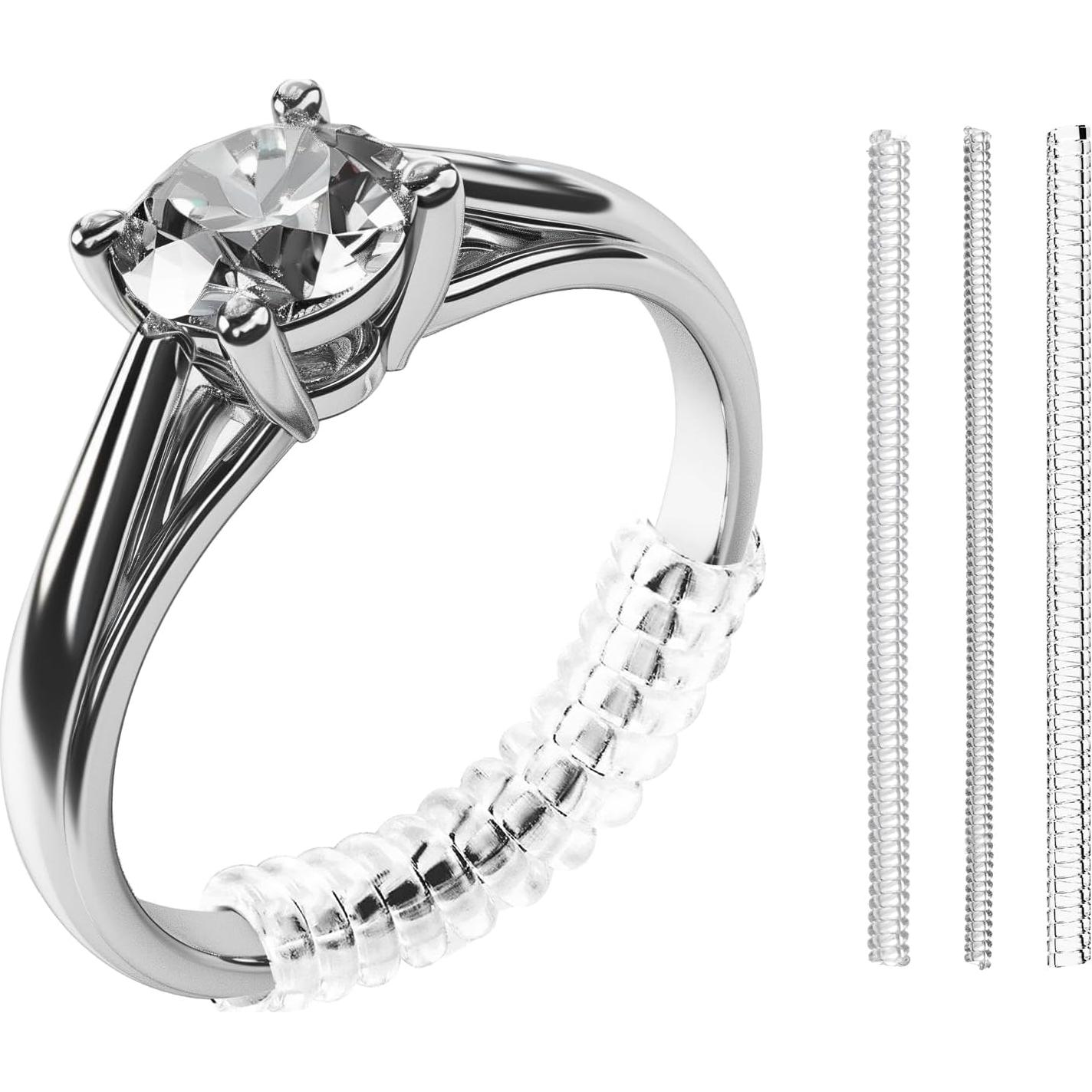 Ajustadores de Anillo Meowoo 12 pcs con Paño de Limpieza