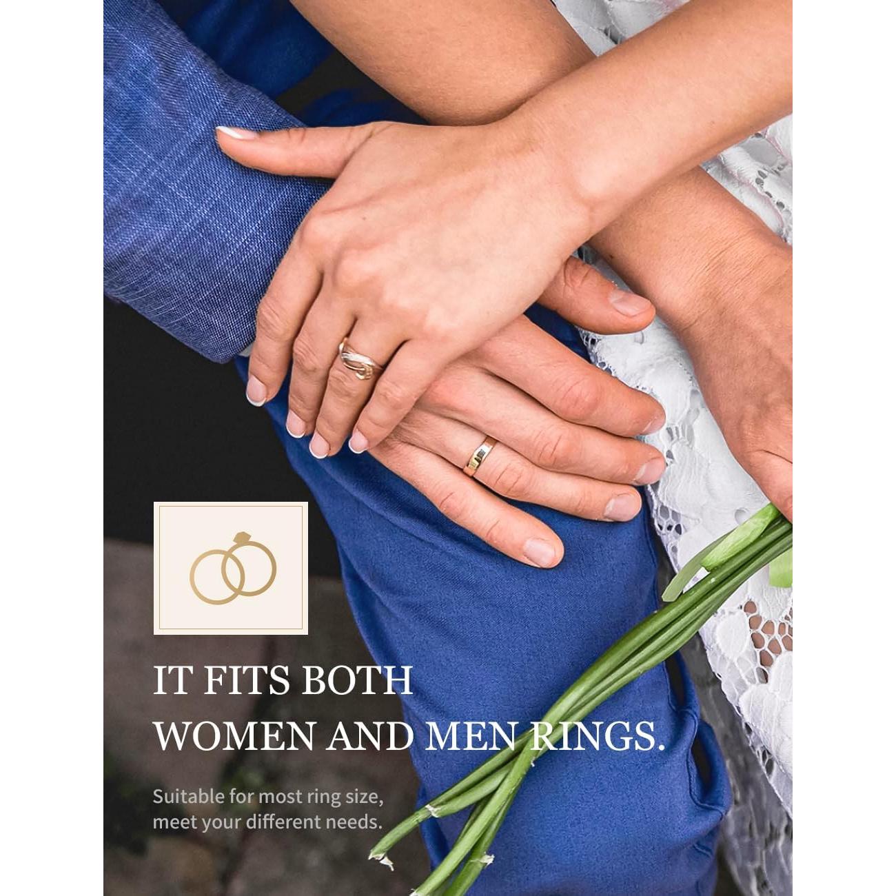 Ajustador de Tamaño de Anillo ELETIUO - 60 Piezas, 10 Tamaños