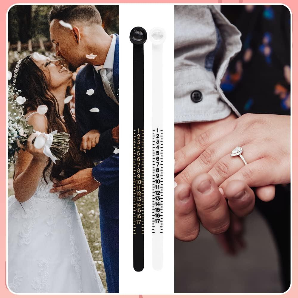 Conjunto de Anillos Medidores YIEPET 1-17 Reutilizables