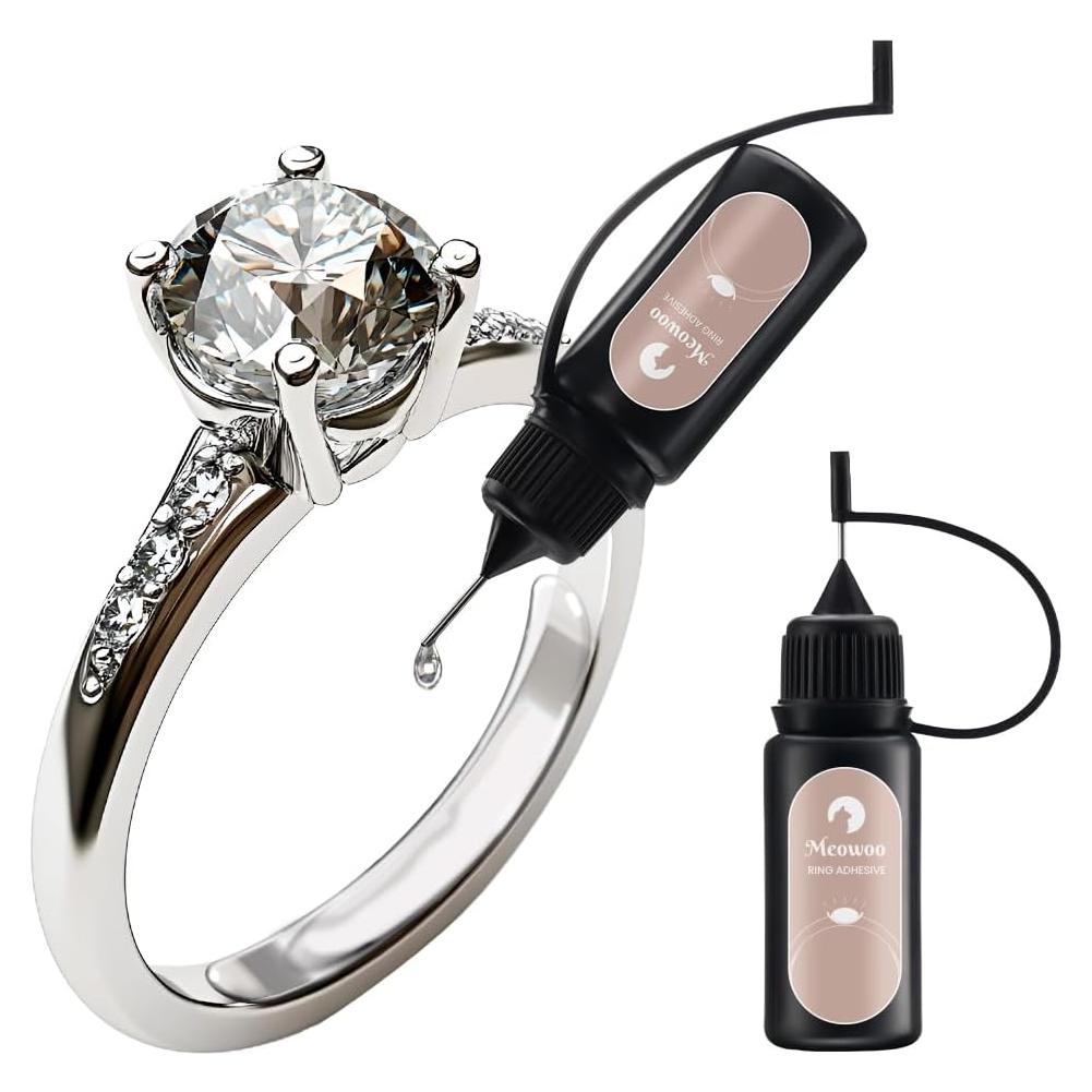 Pegamento Ajustador de Tamaño de Anillo Meowoo 10ml con Lámpara UV