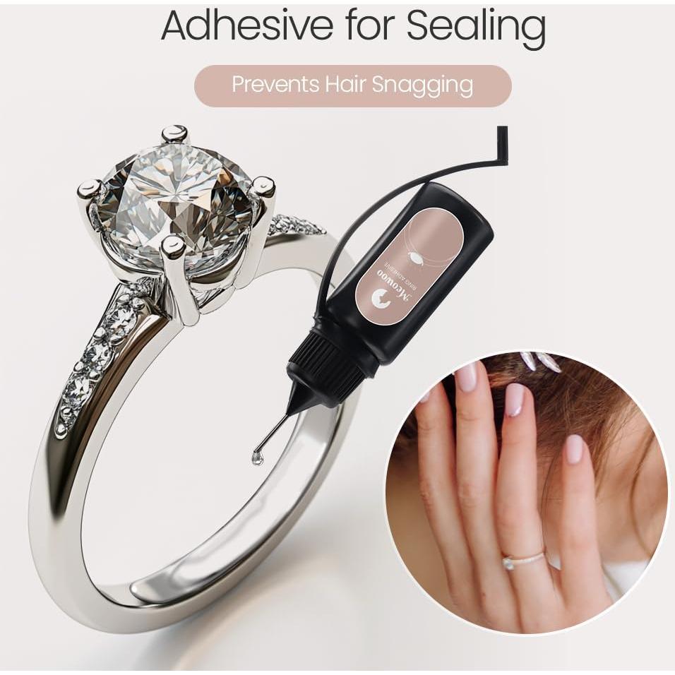 Pegamento Ajustador de Tamaño de Anillo Meowoo 10ml con Lámpara UV