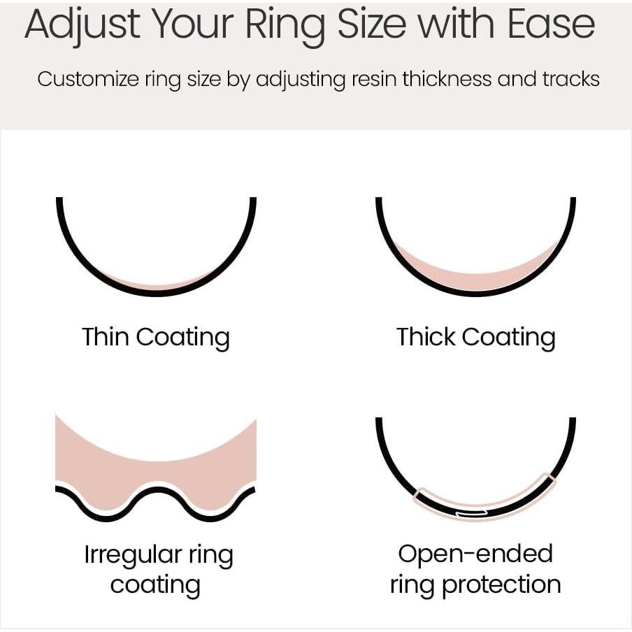 Pegamento Ajustador de Tamaño de Anillo Meowoo 10ml con Lámpara UV