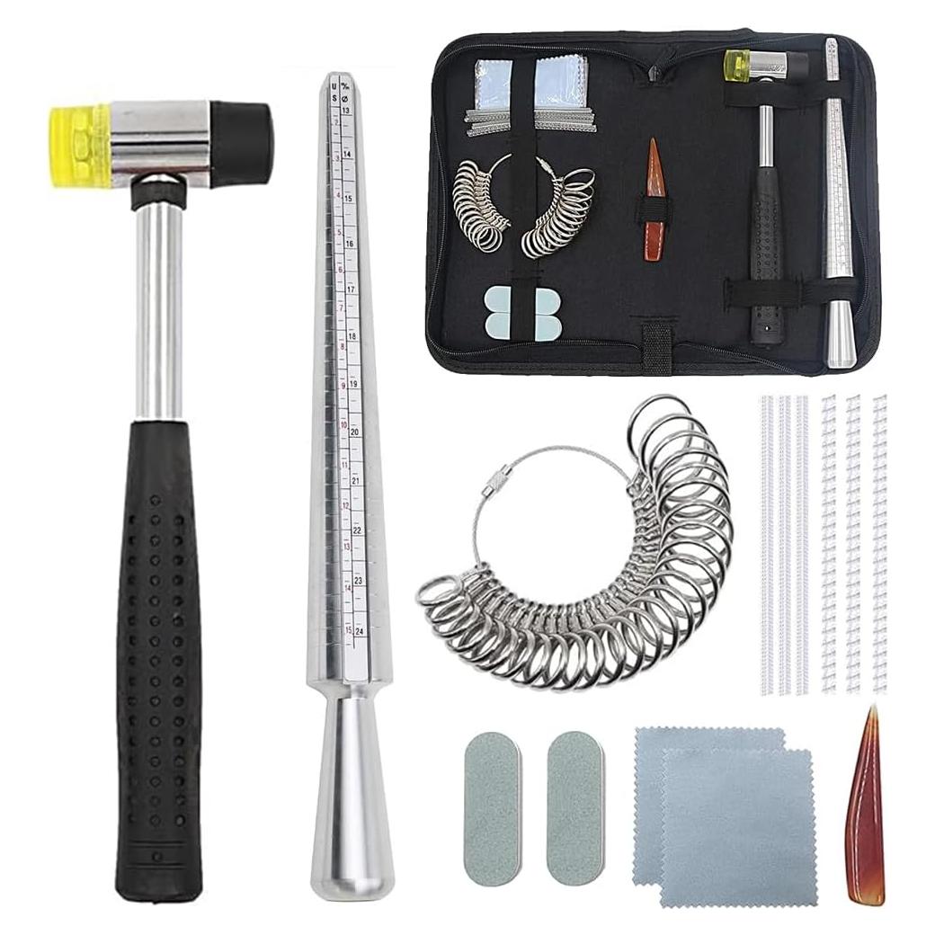 Kit de Herramientas de Medición de Talla de Anillo PHYHOO