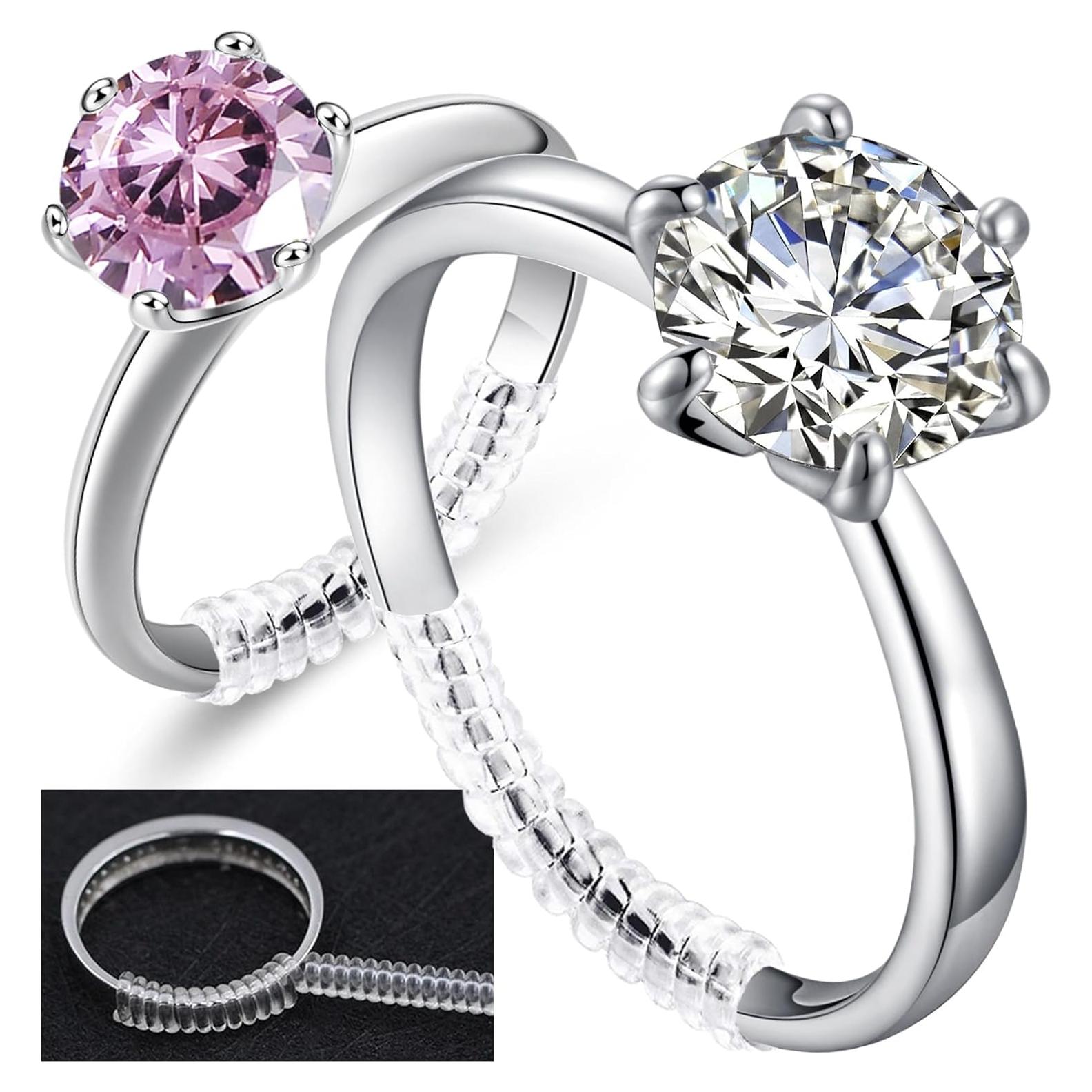 Ajustador de Tamaño de Anillo Moivi - 12 Piezas Silicona