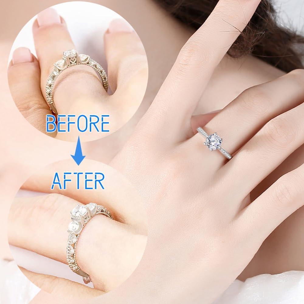 Ajustador de Tamaño de Anillo Moivi - 12 Piezas Silicona