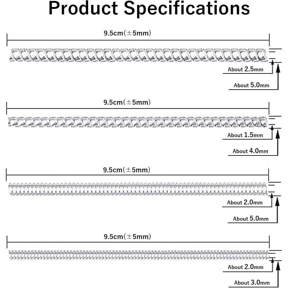Ajustador de Tamaño de Anillo Moivi - 12 Piezas Silicona