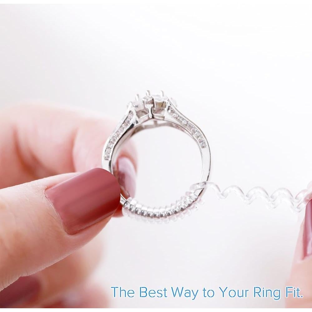 Ajustador de Tamaño de Anillo Moivi - 12 Piezas Silicona