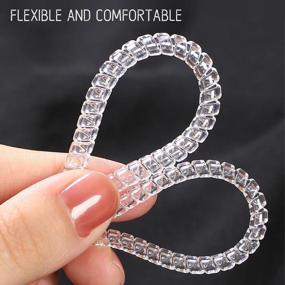 Ajustador de Tamaño de Anillo Moivi - 12 Piezas Silicona