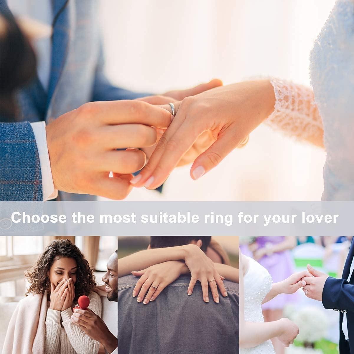 Juego de Medidores de Talla de Anillo EVSOFMLF - 1-15 US, Aluminio