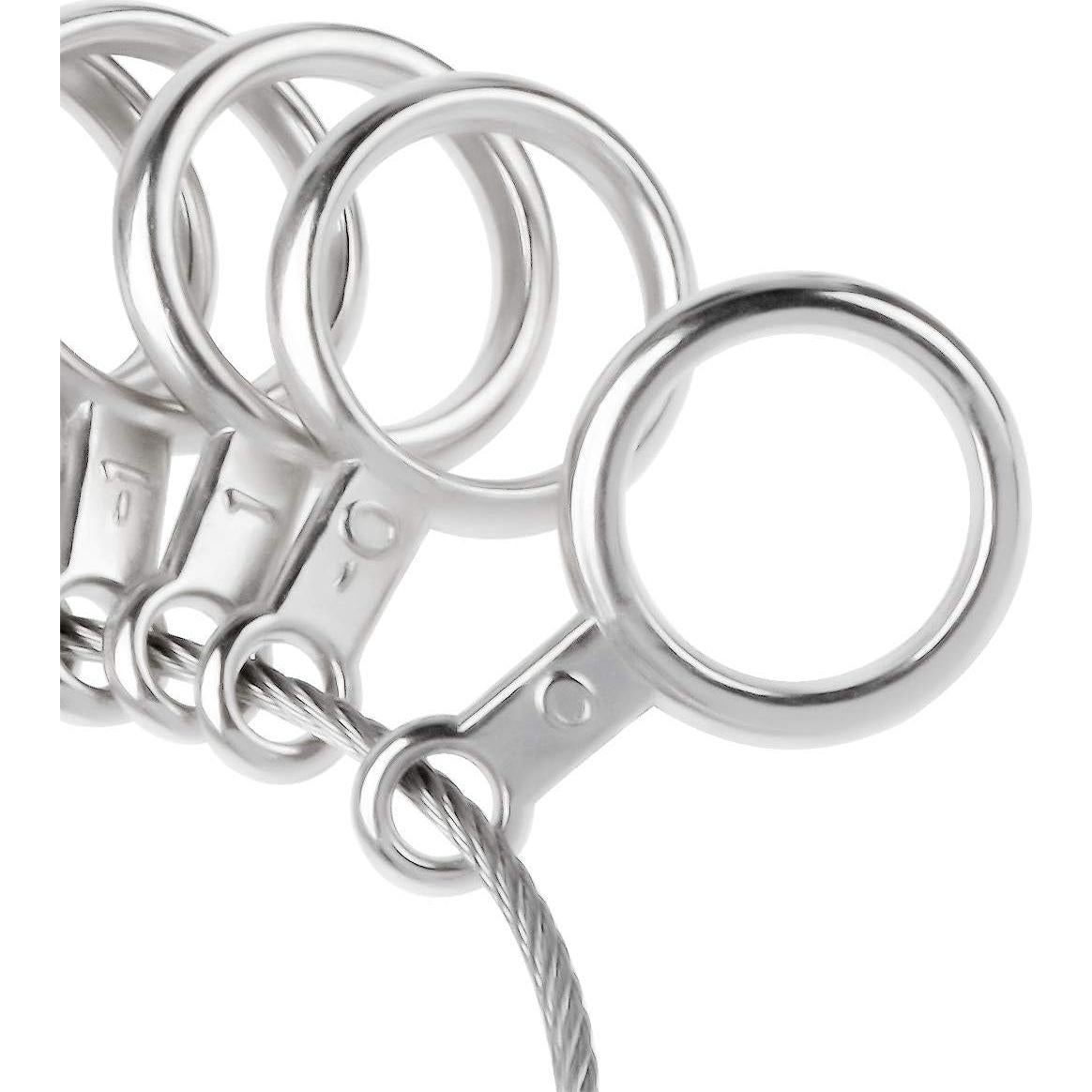 Medidor de Talla de Anillos de Acero Inoxidable TENINYU 27 Piezas