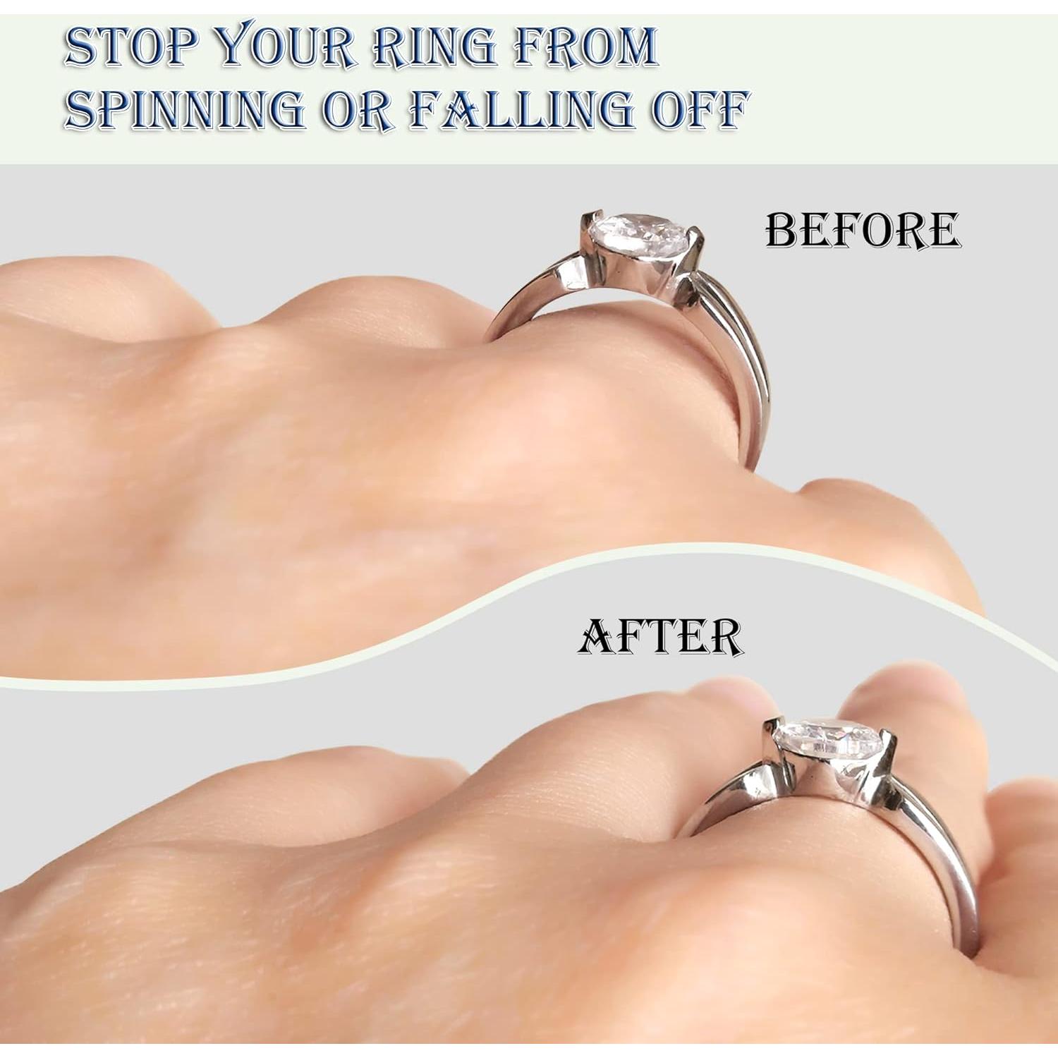 Ajustadores de Anillos Silicona Dorada 15pcs ENHONG