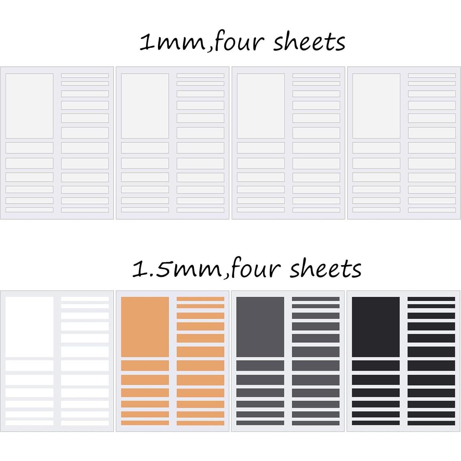 Ajustador de Tamaño de Anillo Chuangdi 152 Pcs 1mm 1.5mm