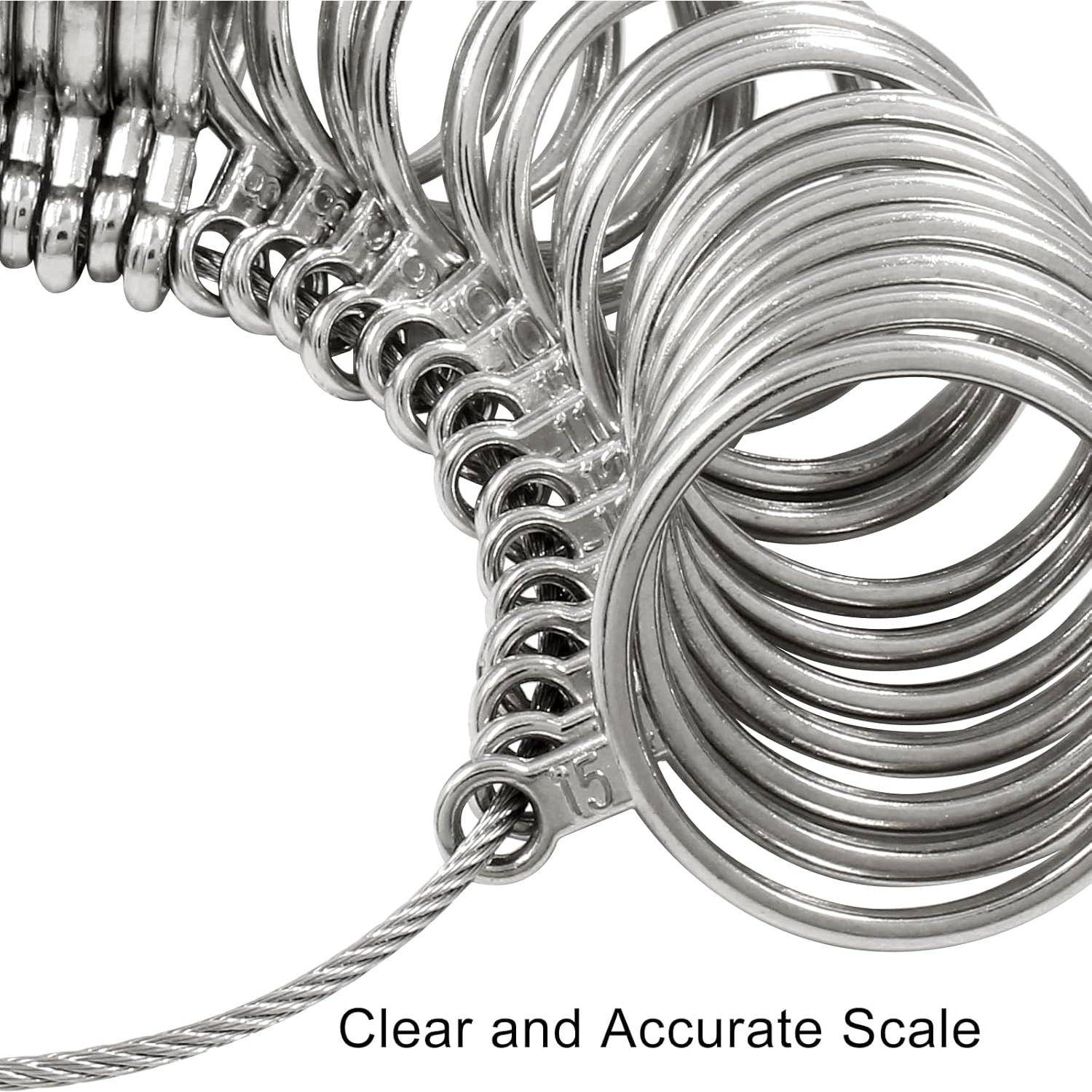 Herramienta de Medición de Talla de Anillo Litoexpe 31 Piezas