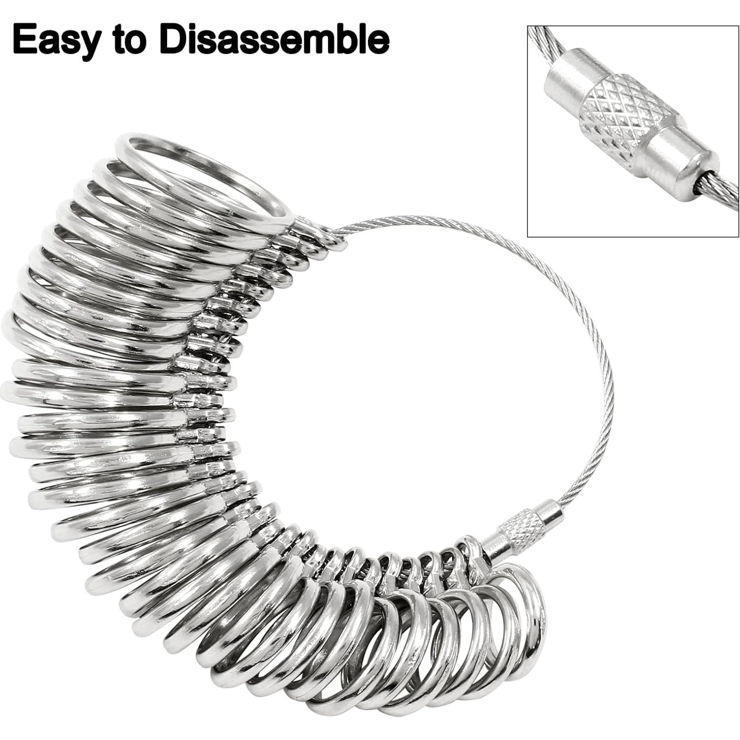 Herramienta de Medición de Talla de Anillo Litoexpe 31 Piezas