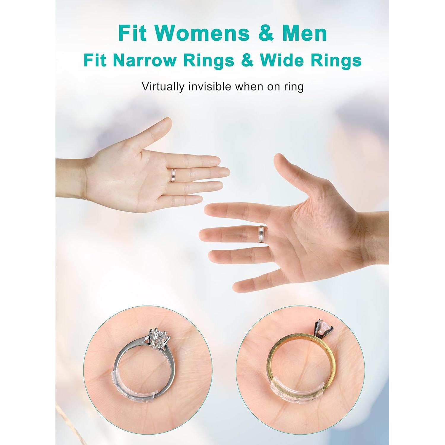 Ajustador Invisible de Talla de Anillo TUZAMA - 12 Piezas