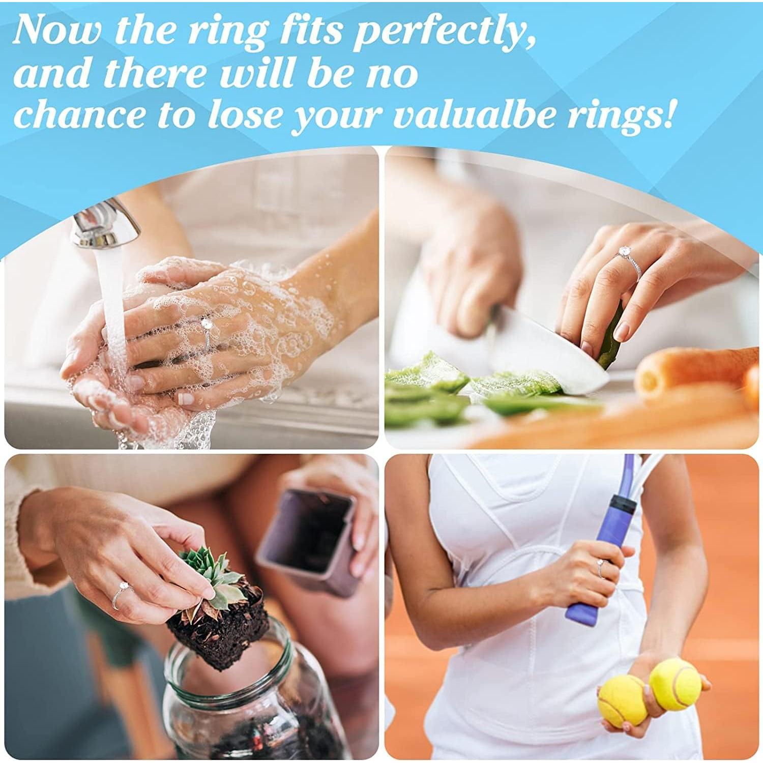 Ajustador Invisible de Talla de Anillo TUZAMA - 12 Piezas