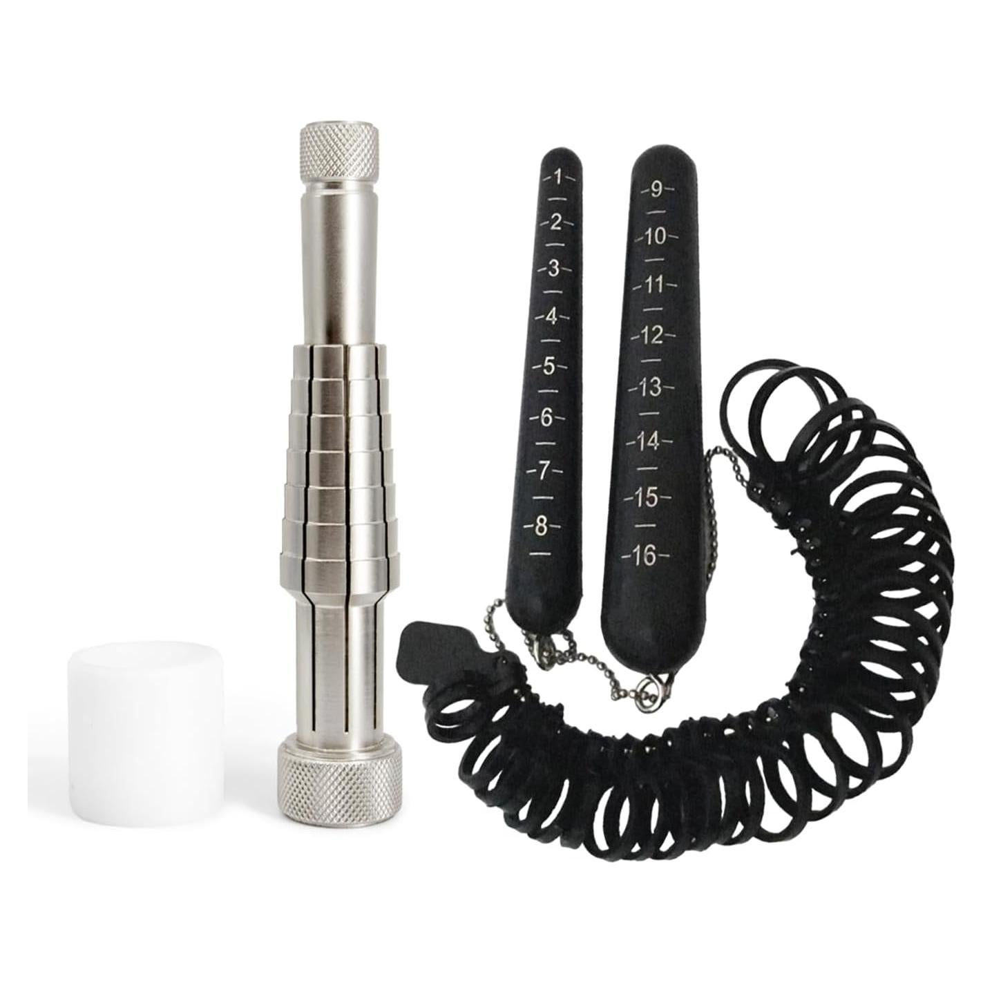 Juego de Estirador de Anillos Megacast con Medidor de Tamaño