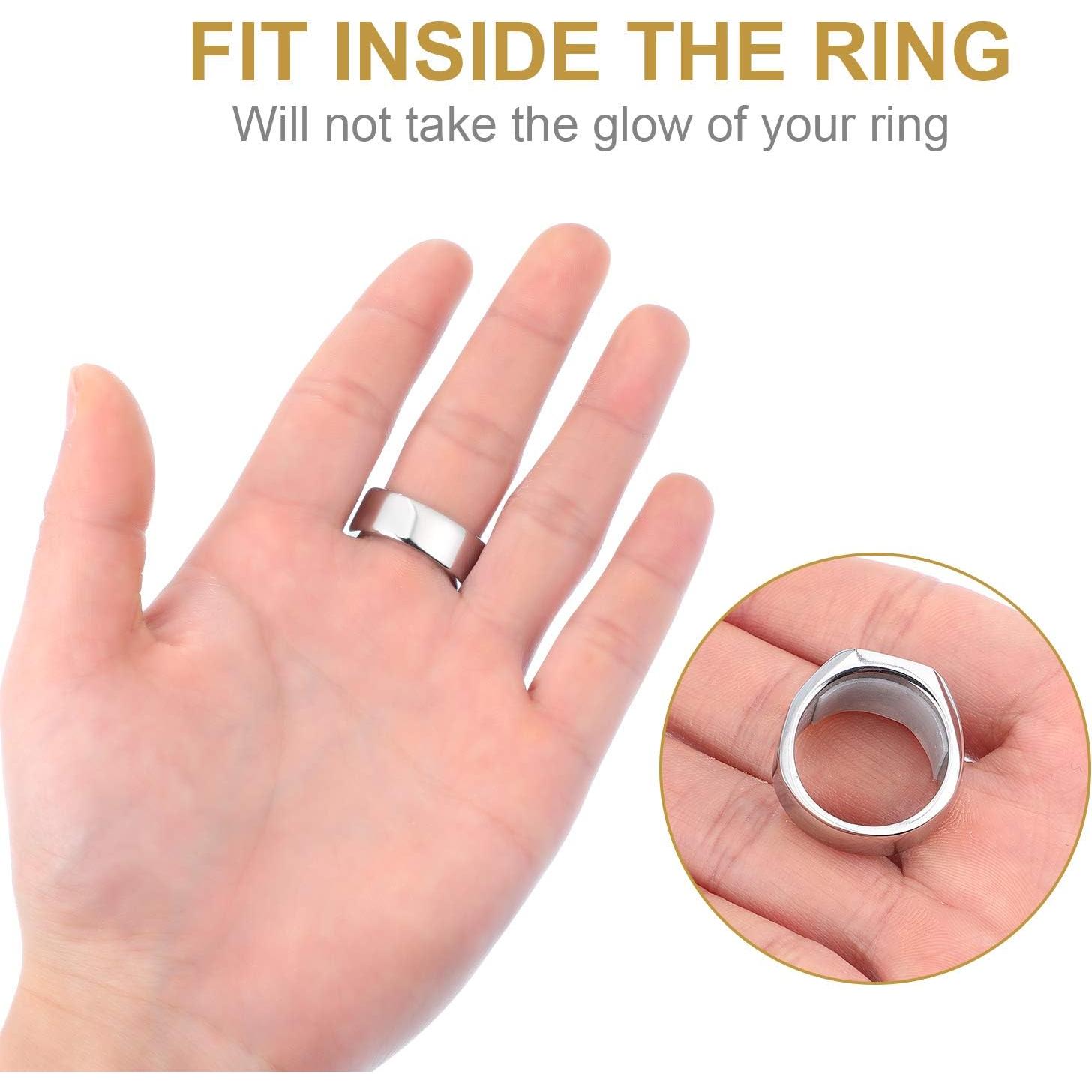 Ajustadores de Tamaño de Anillo Blulu - 85 Piezas, 5 Hojas