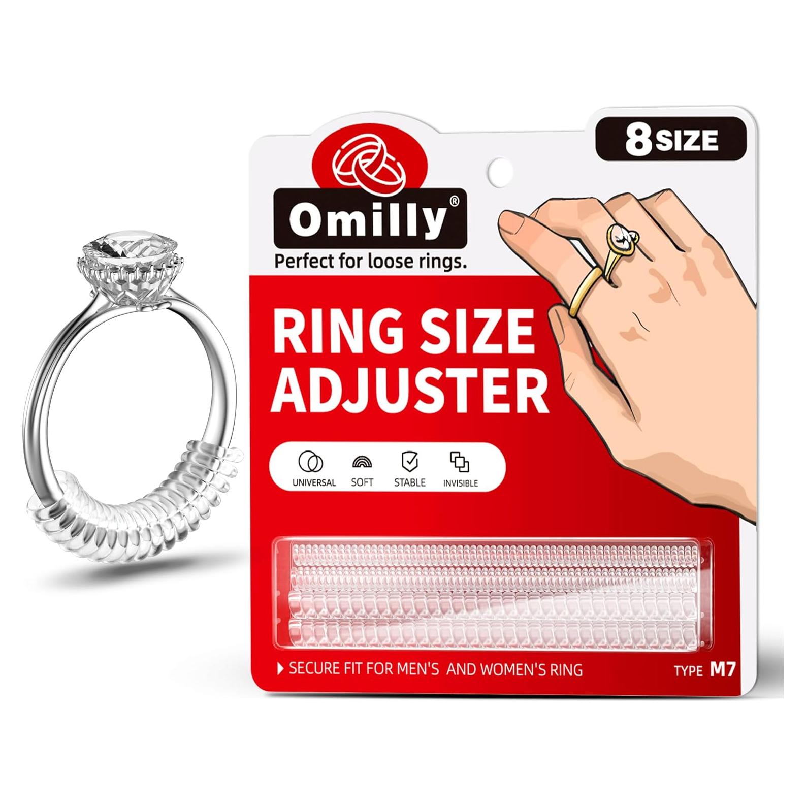 Ajustador de Tamaño de Anillo Omilly - 8 Tamaños Silicona
