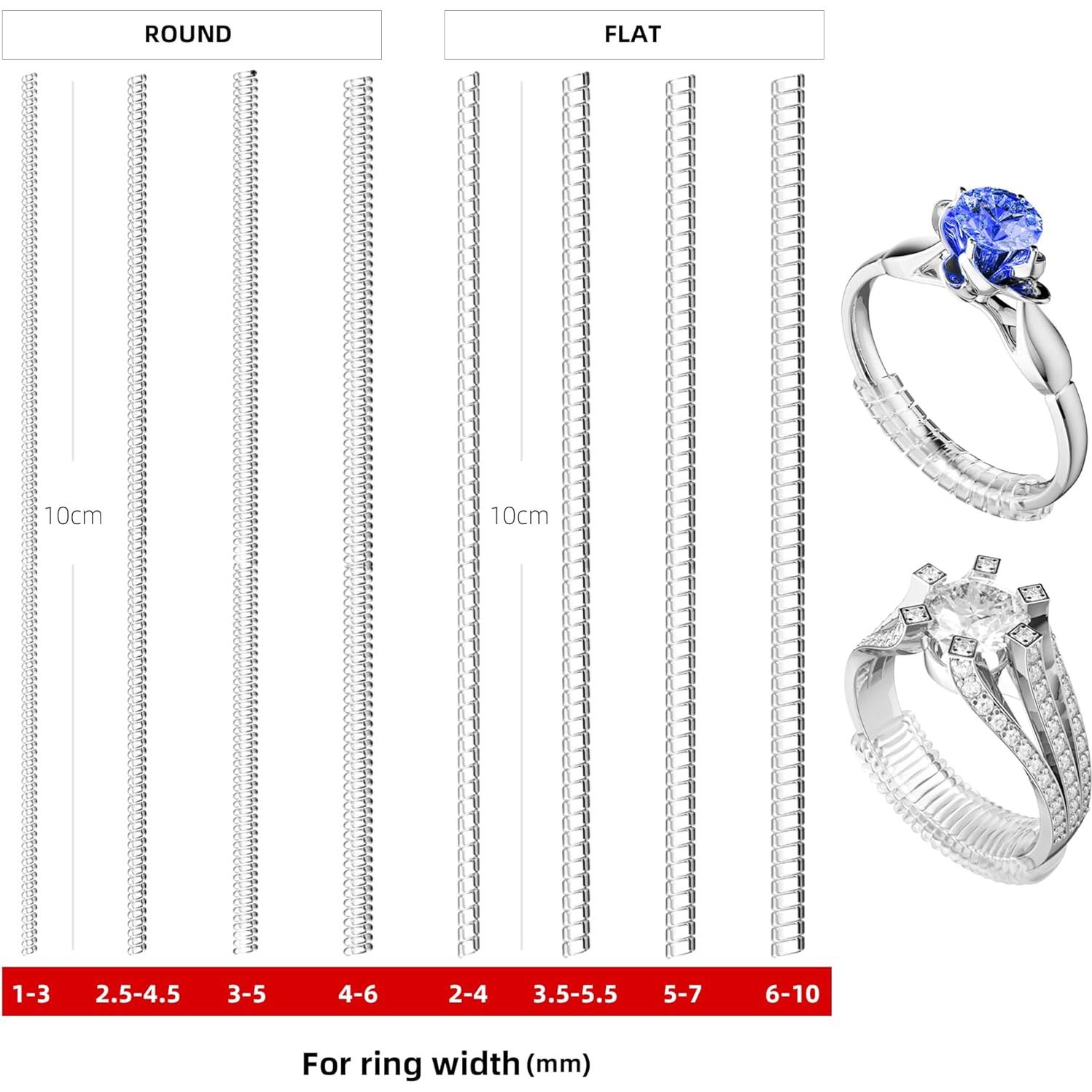 Ajustador de Tamaño de Anillo Omilly - 8 Tamaños Silicona