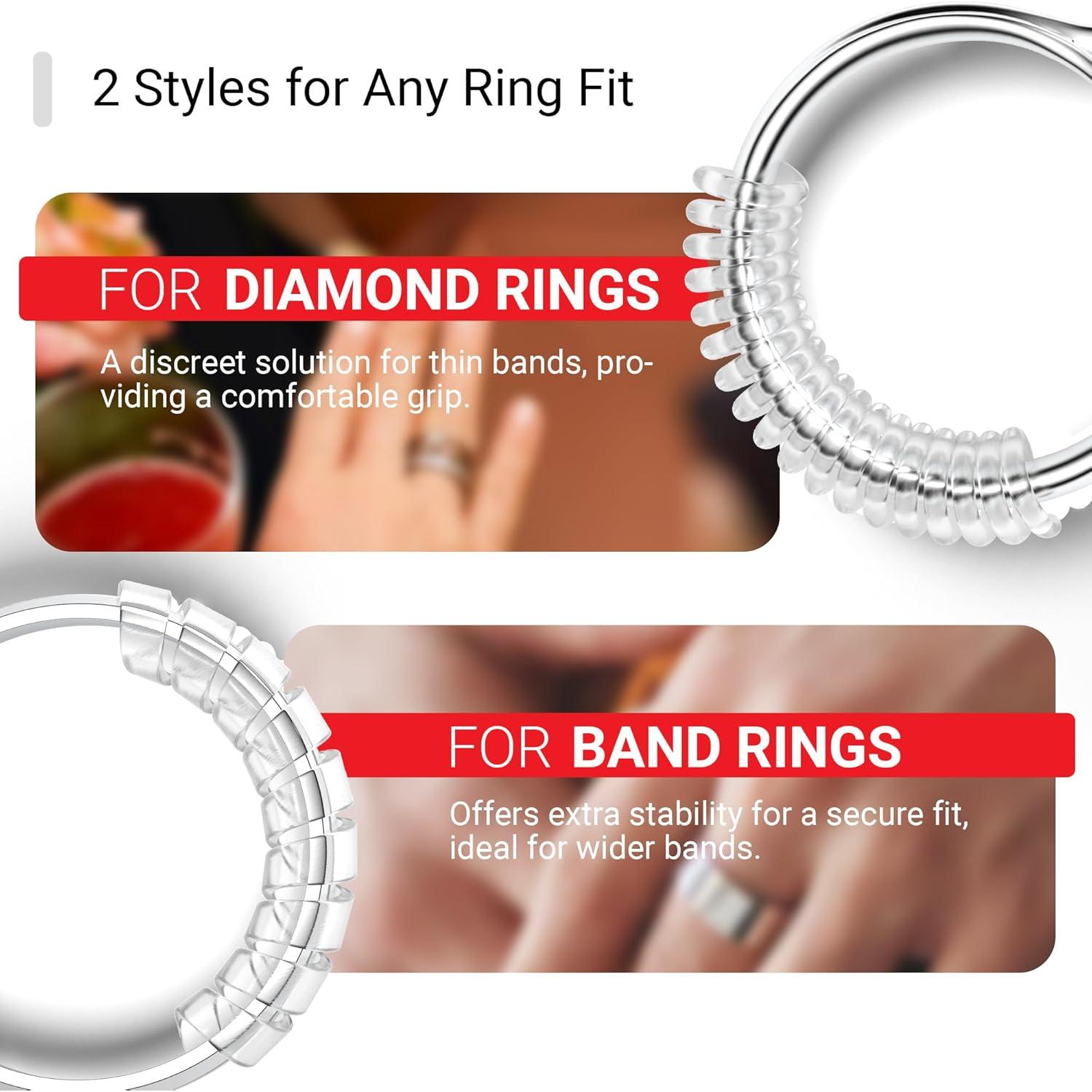 Ajustador de Tamaño de Anillo Omilly - 8 Tamaños Silicona