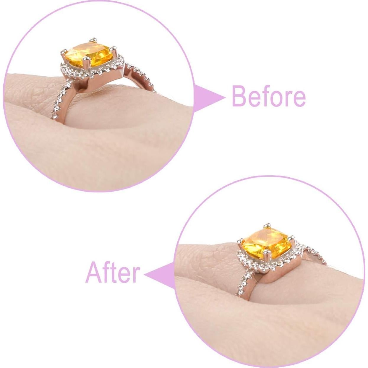 Ajustador de Tamaño de Anillo GWHOLE - Juego de 4 (2mm/3mm)