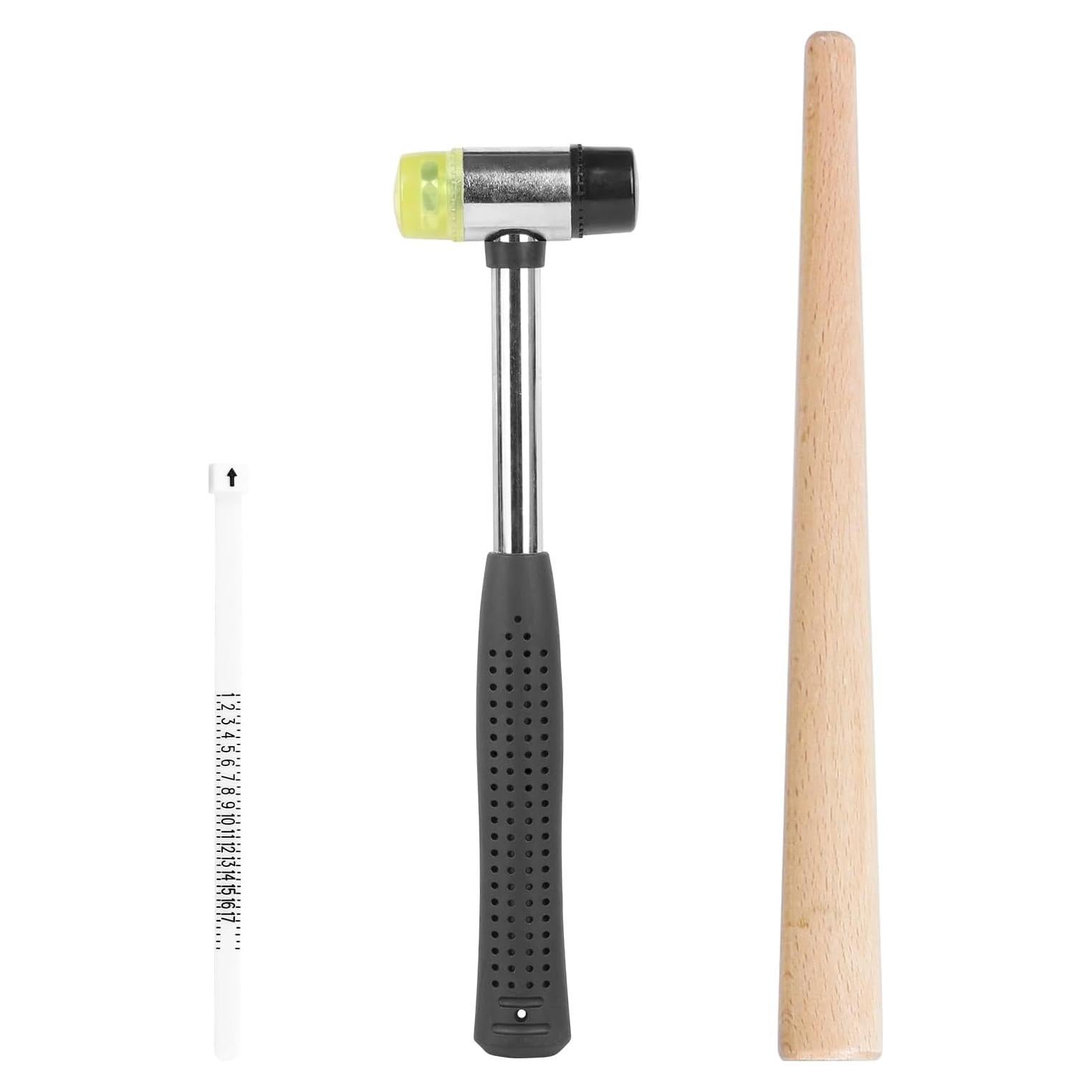 Kit de Herramientas de Joyería GJ FAFA - Mandril, Martillo y Medidor