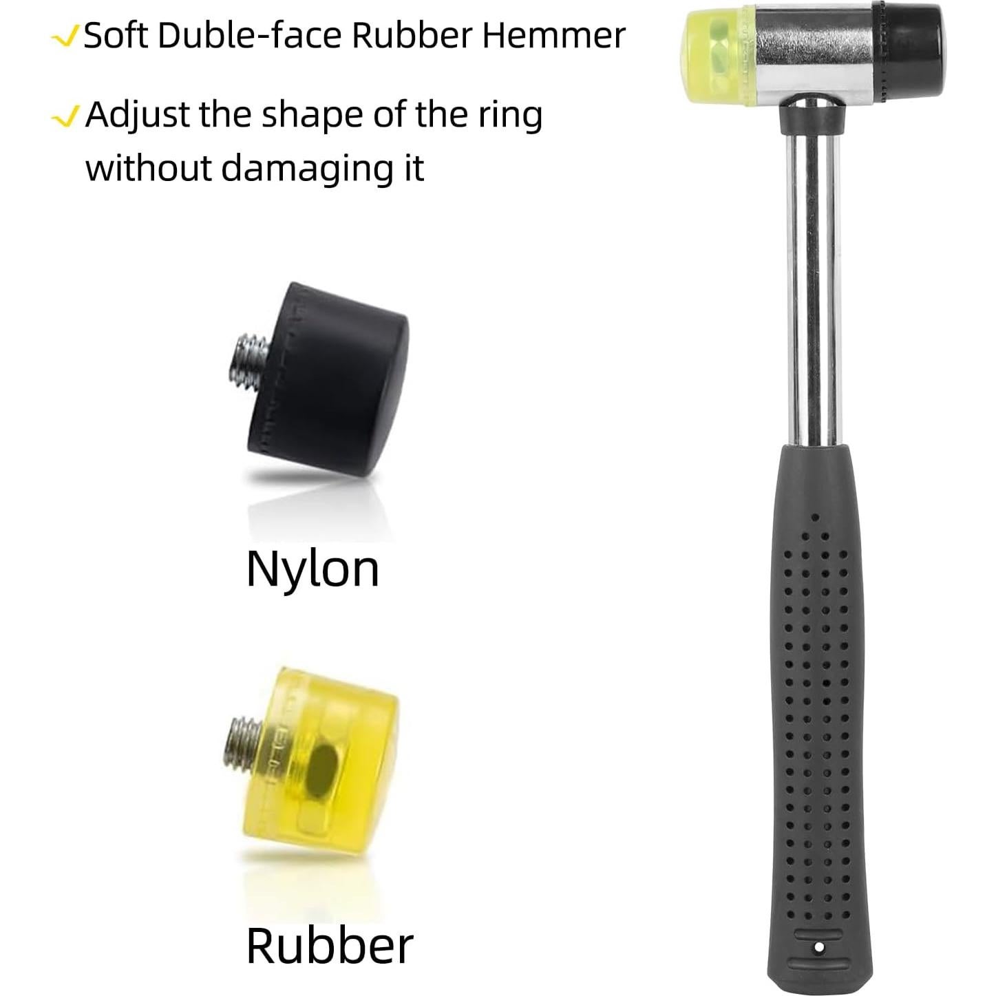 Kit de Herramientas de Joyería GJ FAFA - Mandril, Martillo y Medidor