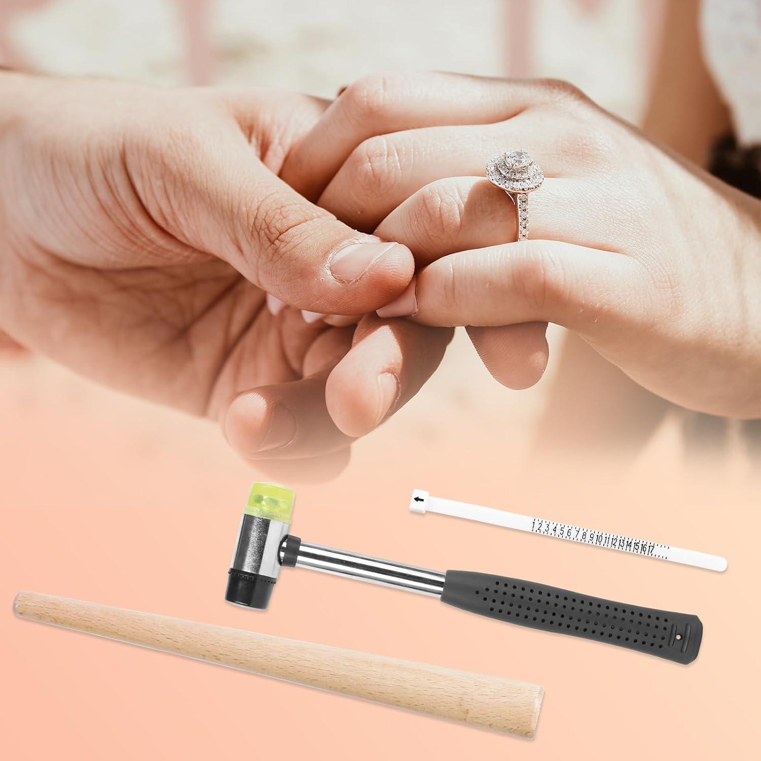 Kit de Herramientas de Joyería GJ FAFA - Mandril, Martillo y Medidor