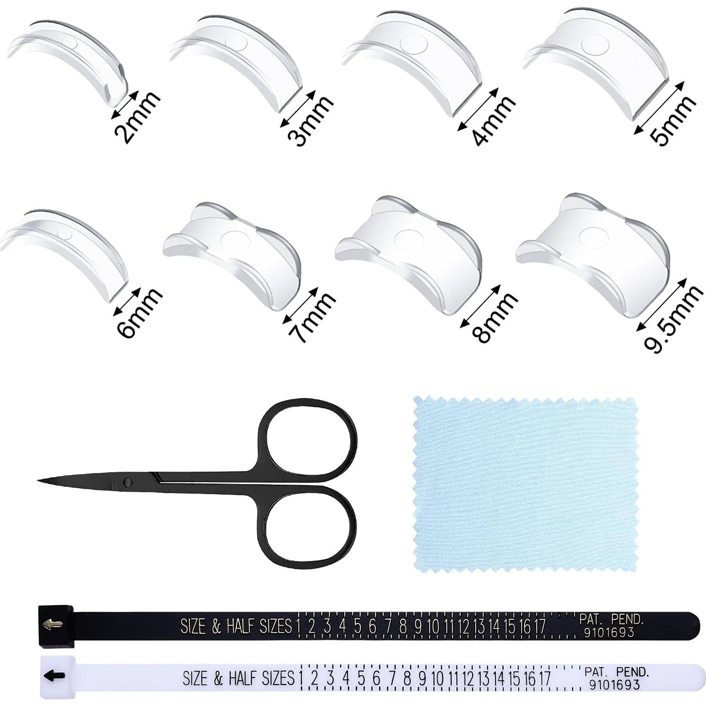 Medidor de Anillos Hicarer 96 Piezas Ajustadores y Herramientas