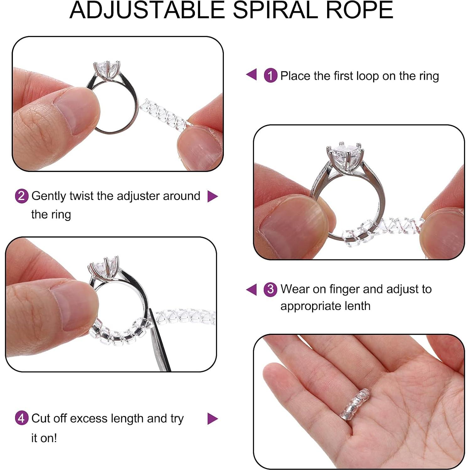 Medidor de Anillos Hicarer 96 Piezas Ajustadores y Herramientas