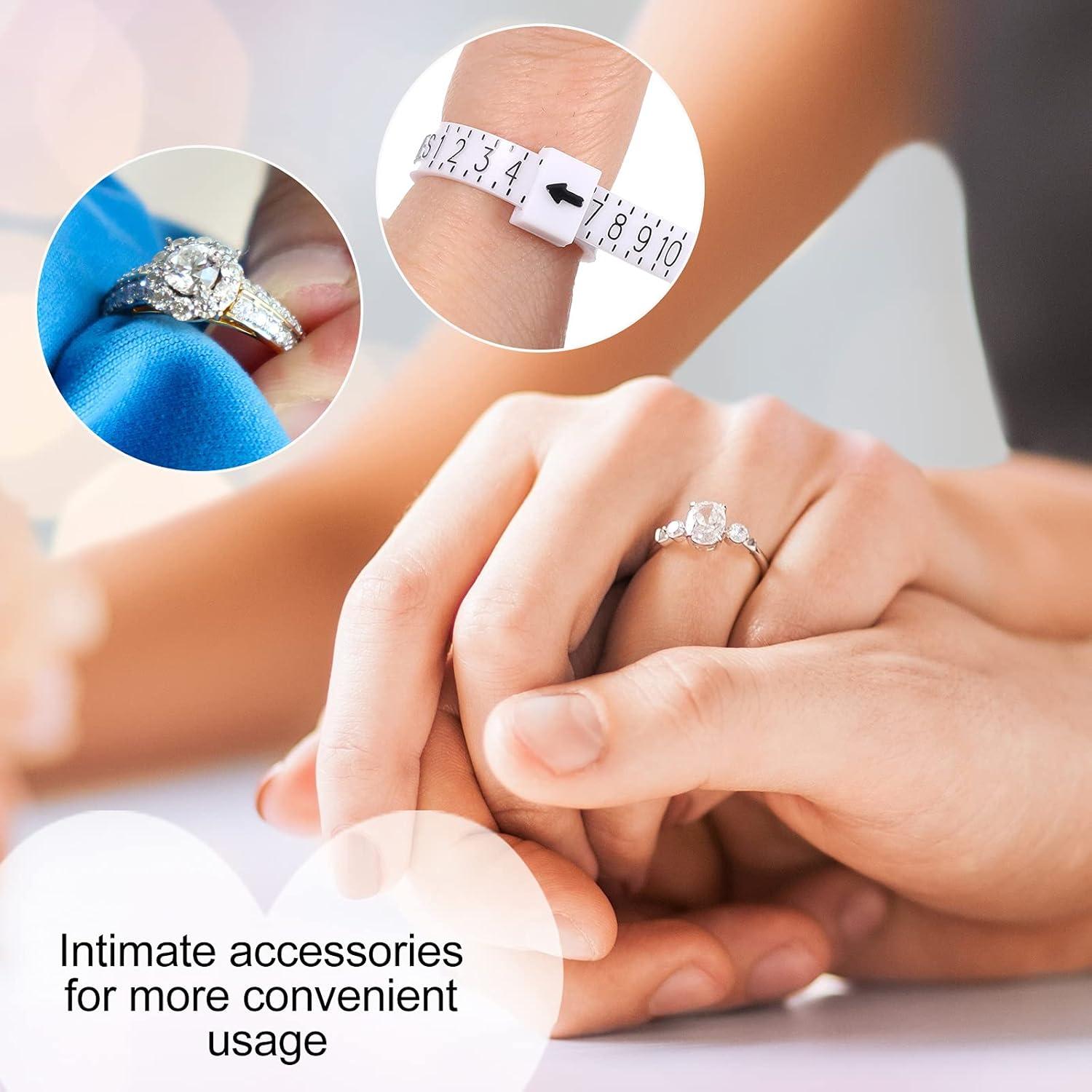 Medidor de Anillos Hicarer 96 Piezas Ajustadores y Herramientas