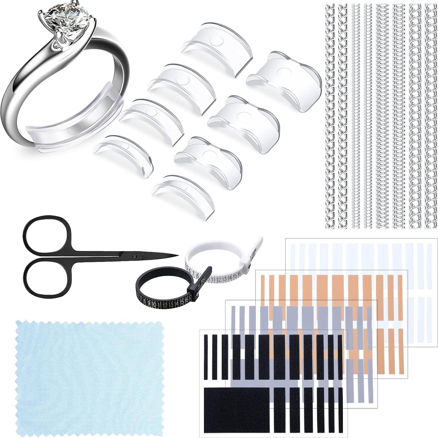 Medidor de Anillos Hicarer 96 Piezas Ajustadores y Herramientas