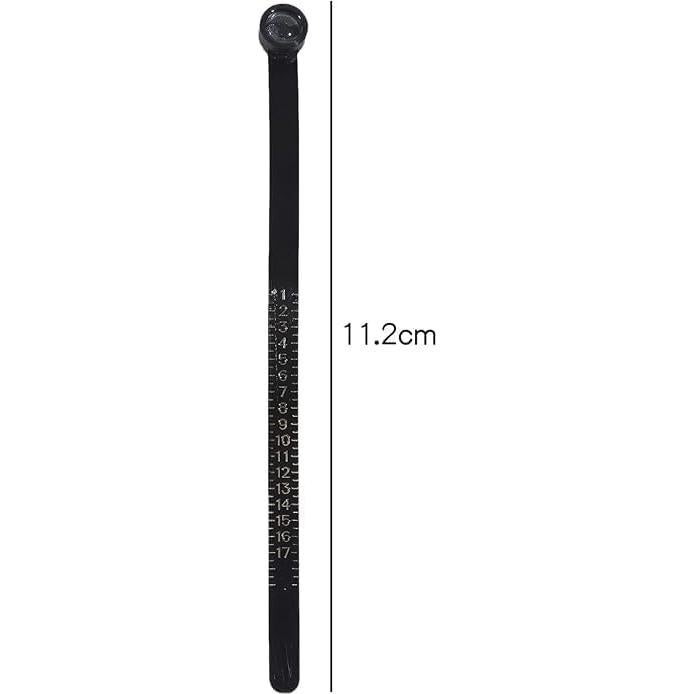 Medidor de Anillos Reutilizable Enyolidimk 1-17 con Lupa