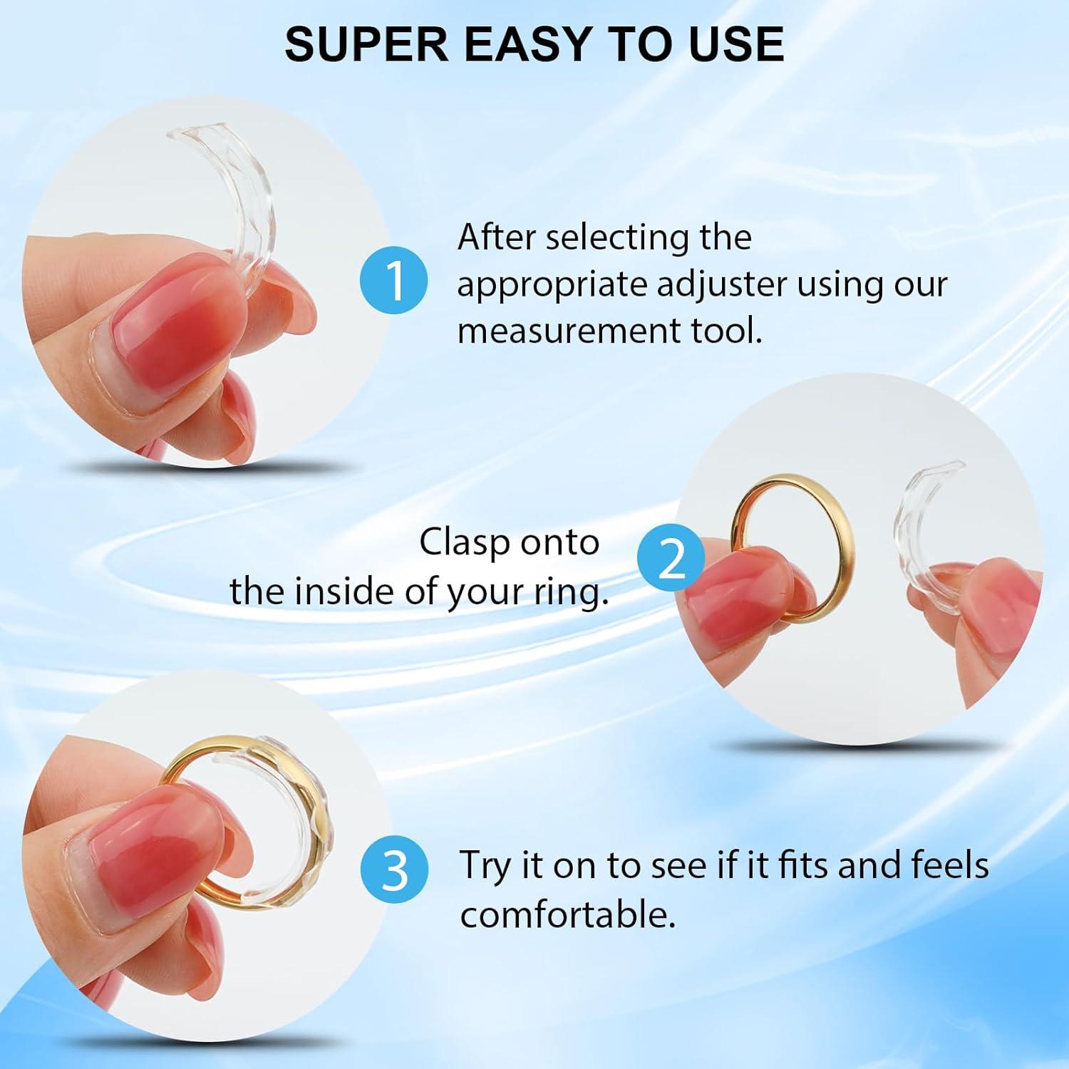 Ajustador de Anillo Invisible Clip 6 Tamaños Unisex