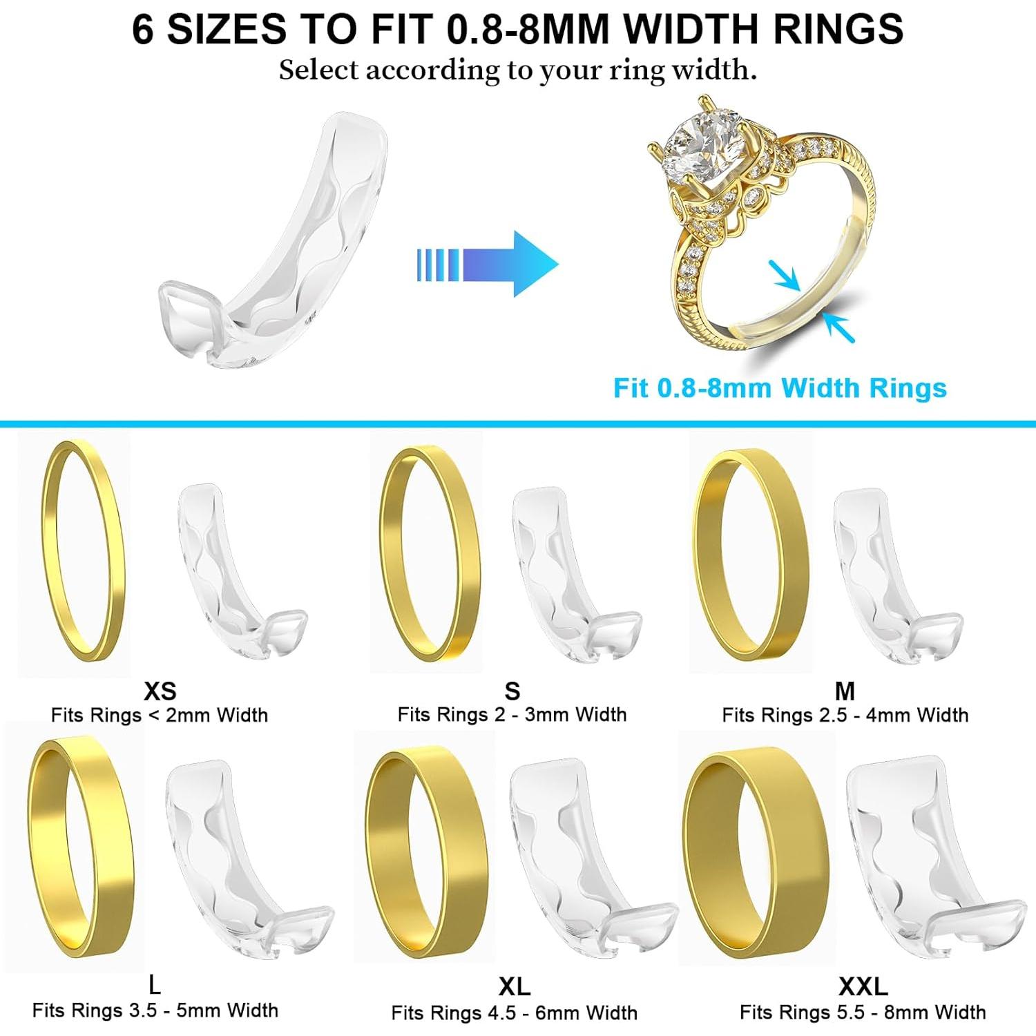 Ajustador de Anillo Invisible Clip 6 Tamaños Unisex