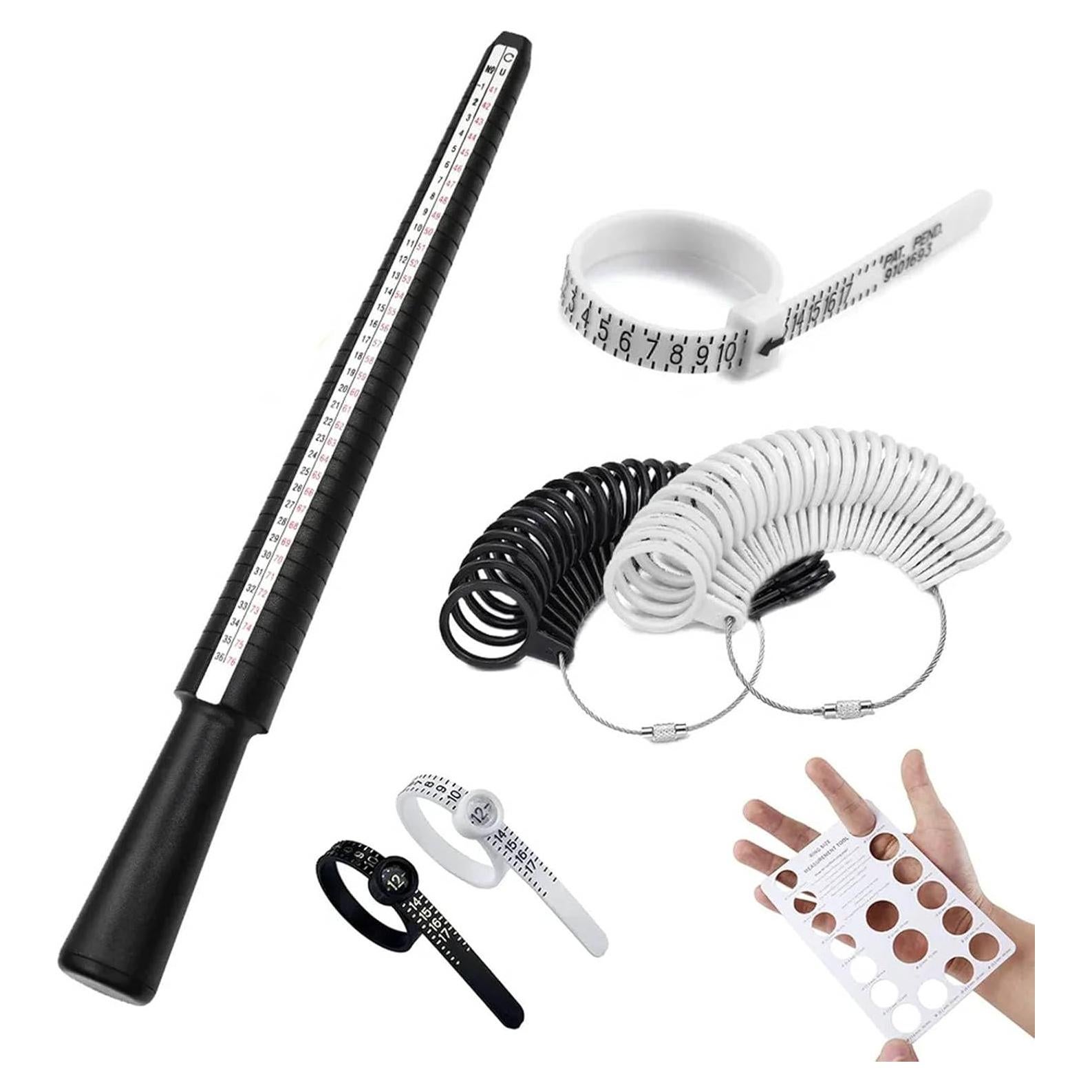 Kit de Medición de Tallas de Anillo IVICOO 7 Piezas US 1-17