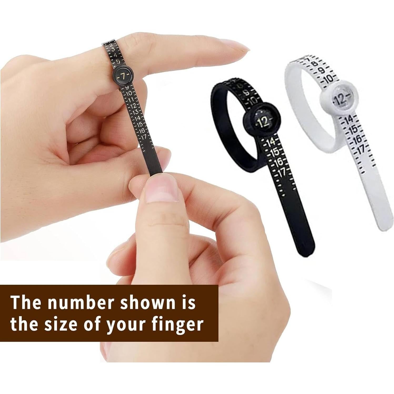 Kit de Medición de Tallas de Anillo IVICOO 7 Piezas US 1-17