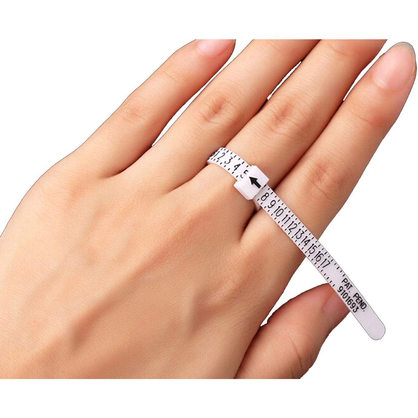 Medidor de Talla de Anillo Toe Rings & Things 1-17 USA