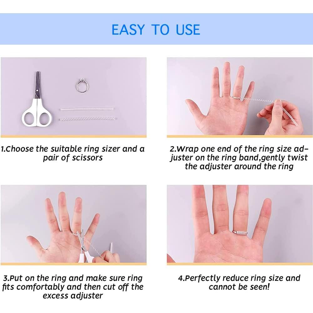 Ajustador de Tamaño de Anillo PUULWEK 16pcs Dorado y Plateado