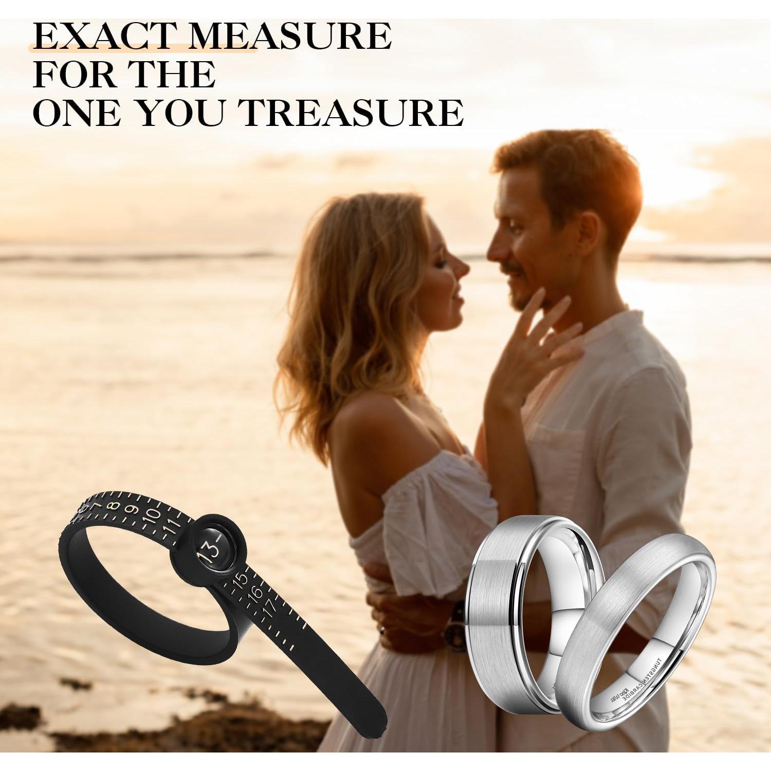 Medidor de Talla de Anillo King Will 0-17 Reutilizable 27 PCS