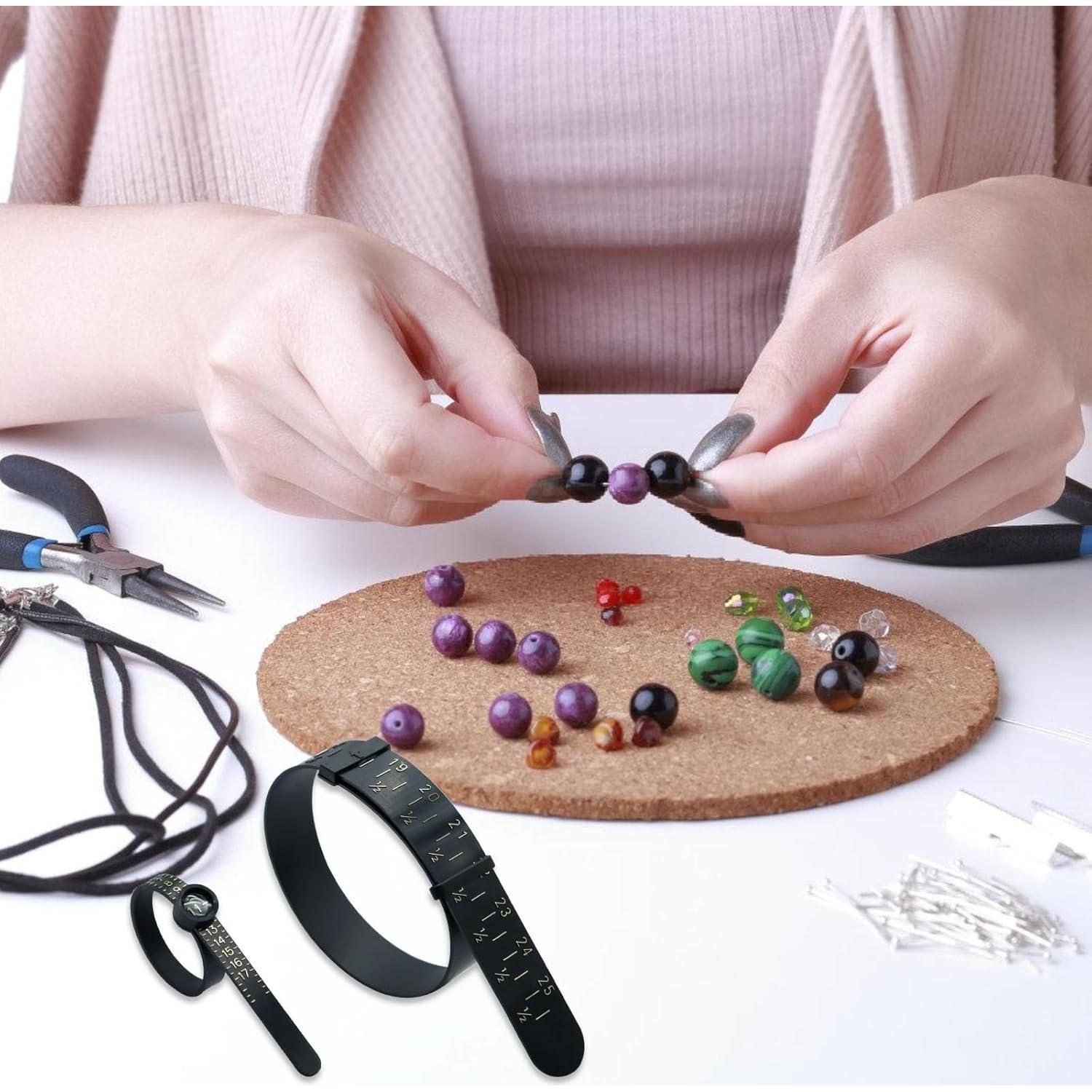 Kit de Medición de Tallas de Anillos y Pulseras Anerwarm