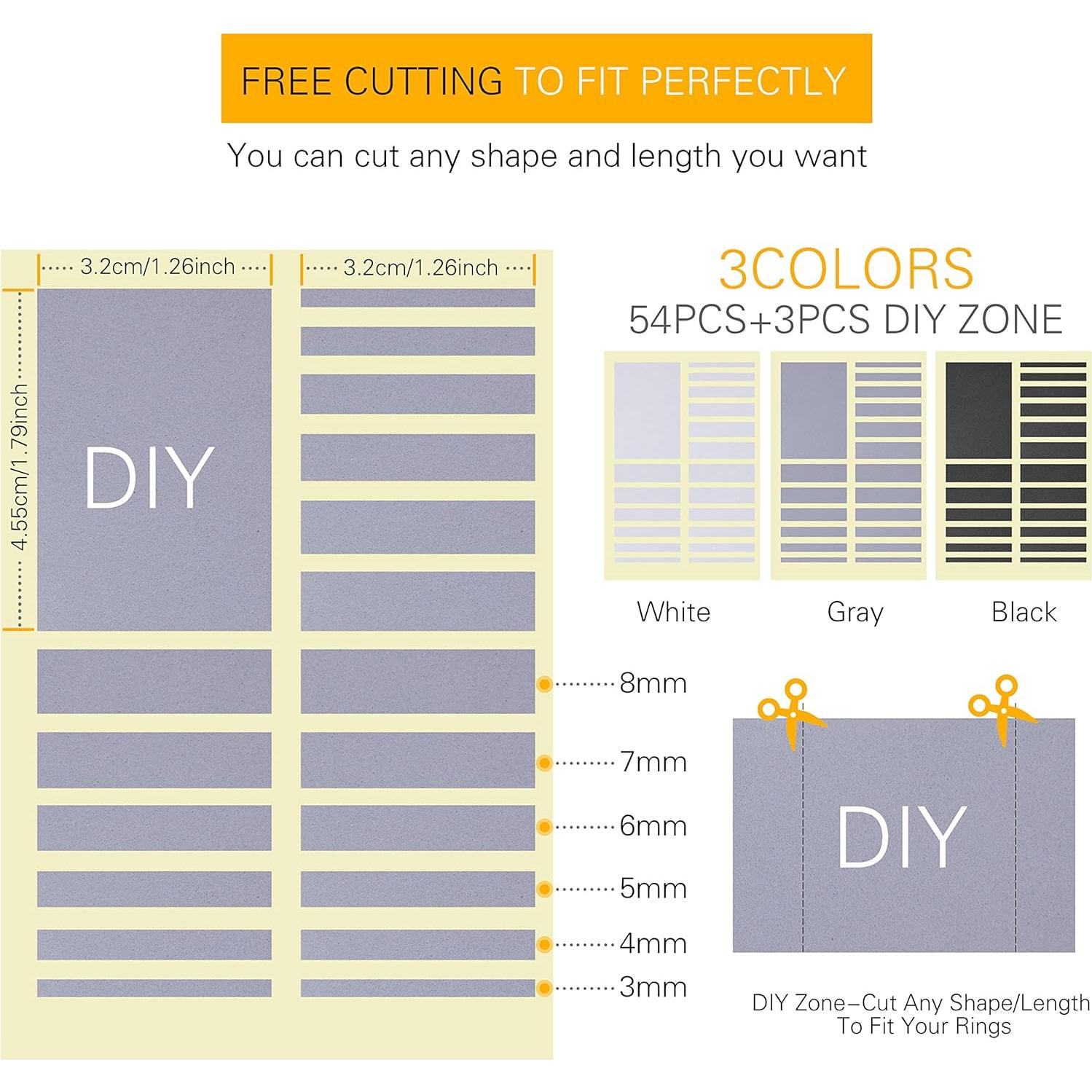 Ajustador de Tamaño de Anillo Likimar 9 Piezas para Anillos Anchos