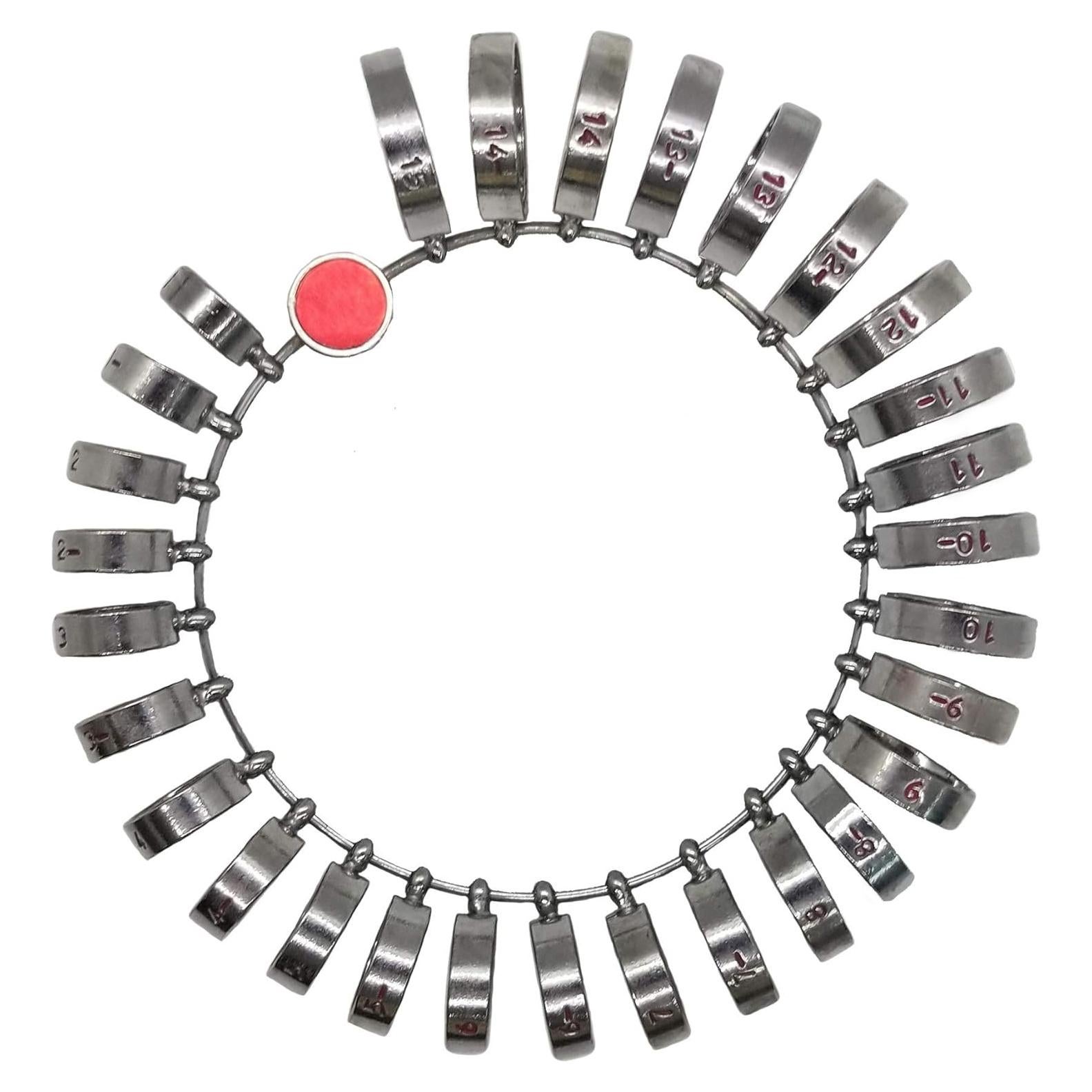 Kit de Medición de Anillos de Metal Banda Ancha Rosenthal 1-16