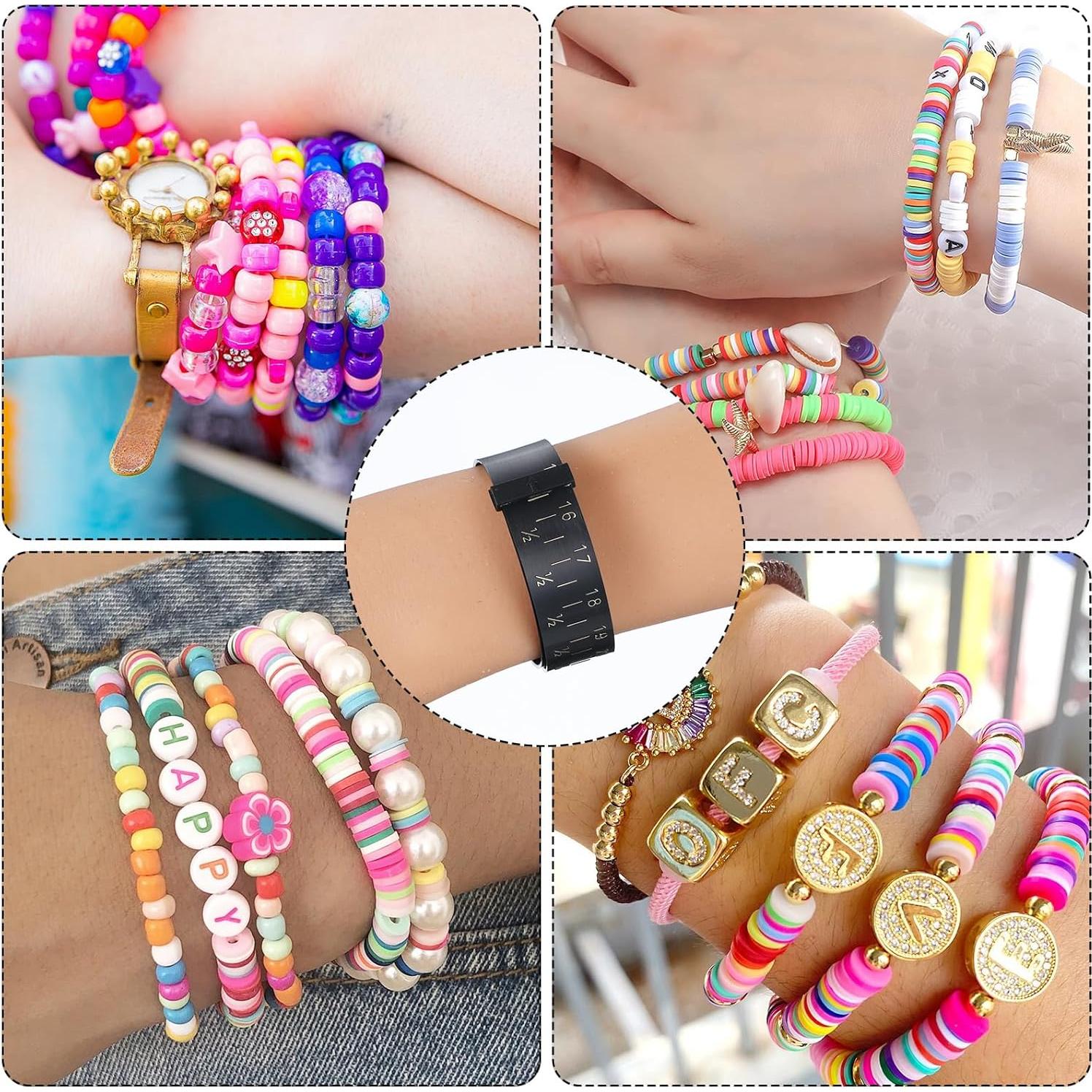 Herramienta de Medición de Anillos y Pulseras FdcLixuvol 2PCS Negra