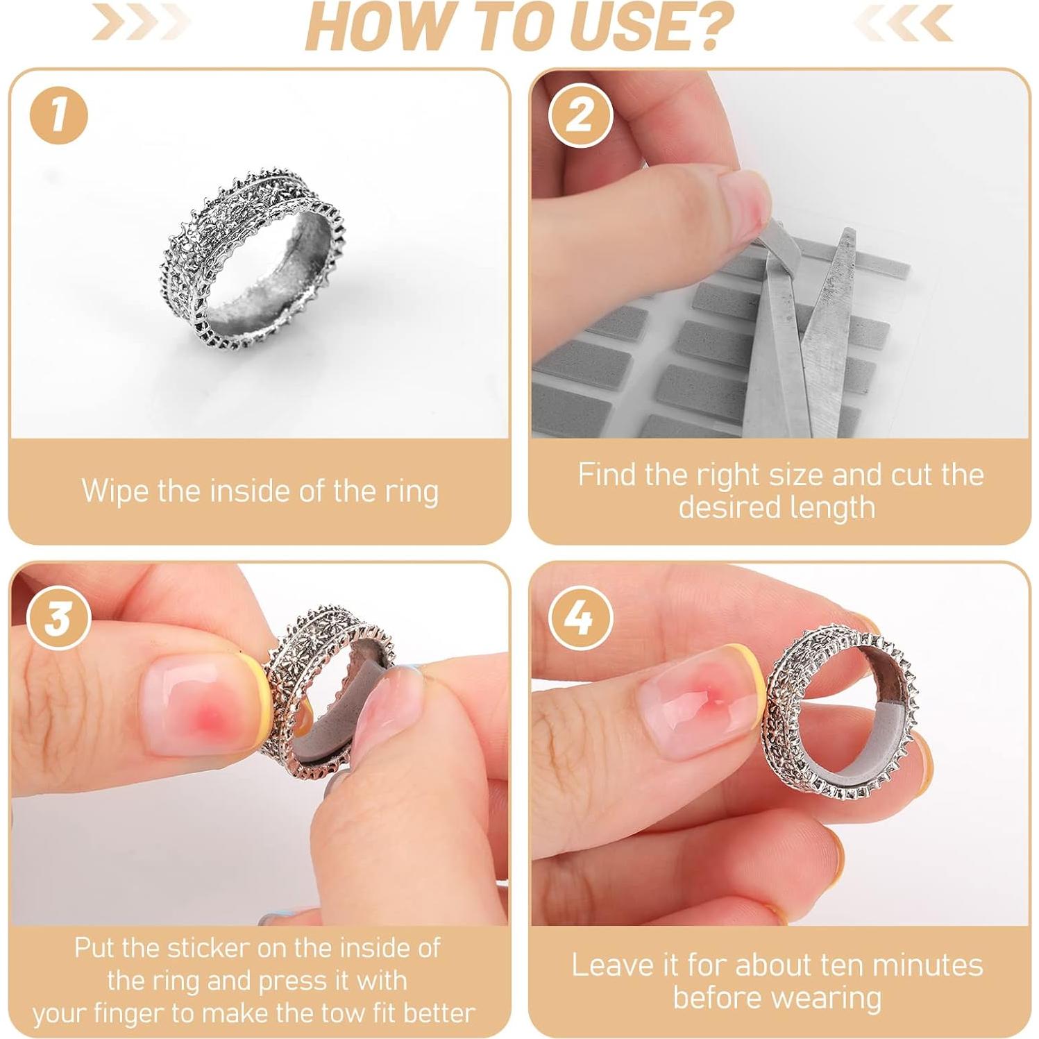 10 Hojas Ajustador de Anillo Invisible DIVINA VITAE 1-1.5mm