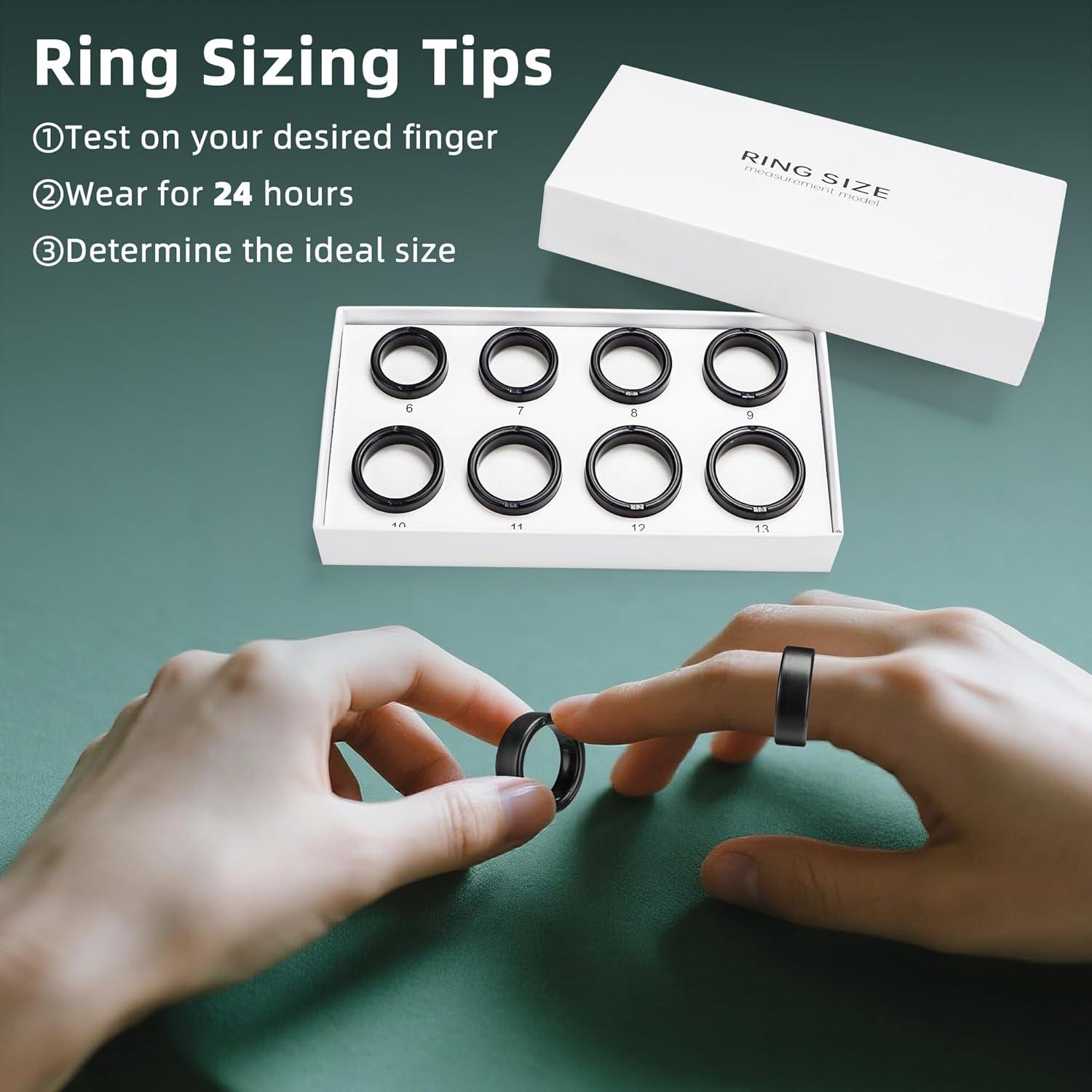 Kit de Medición de Anillos ShenZhen YaWell R11, 8 Tamaños 6 a 13