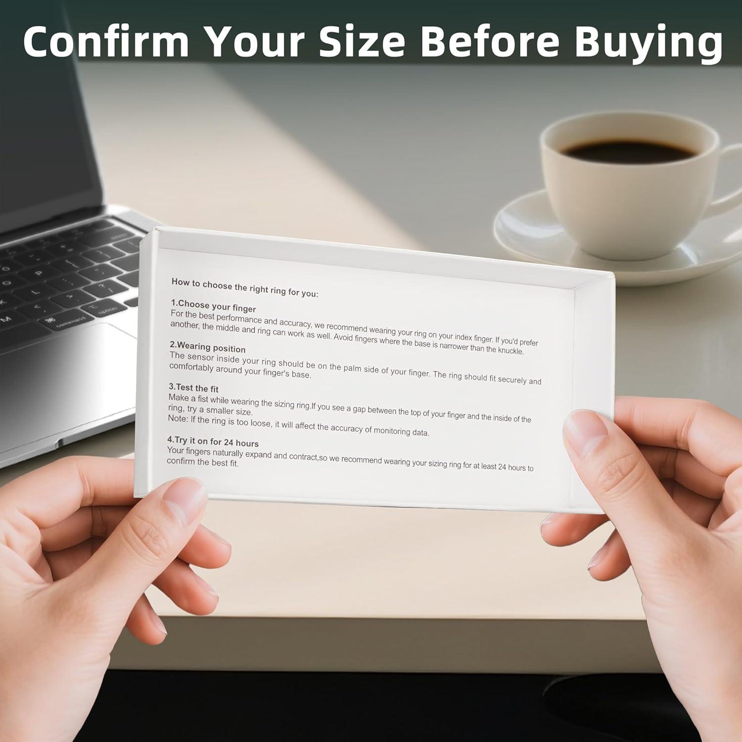 Kit de Medición de Anillos ShenZhen YaWell R11, 8 Tamaños 6 a 13